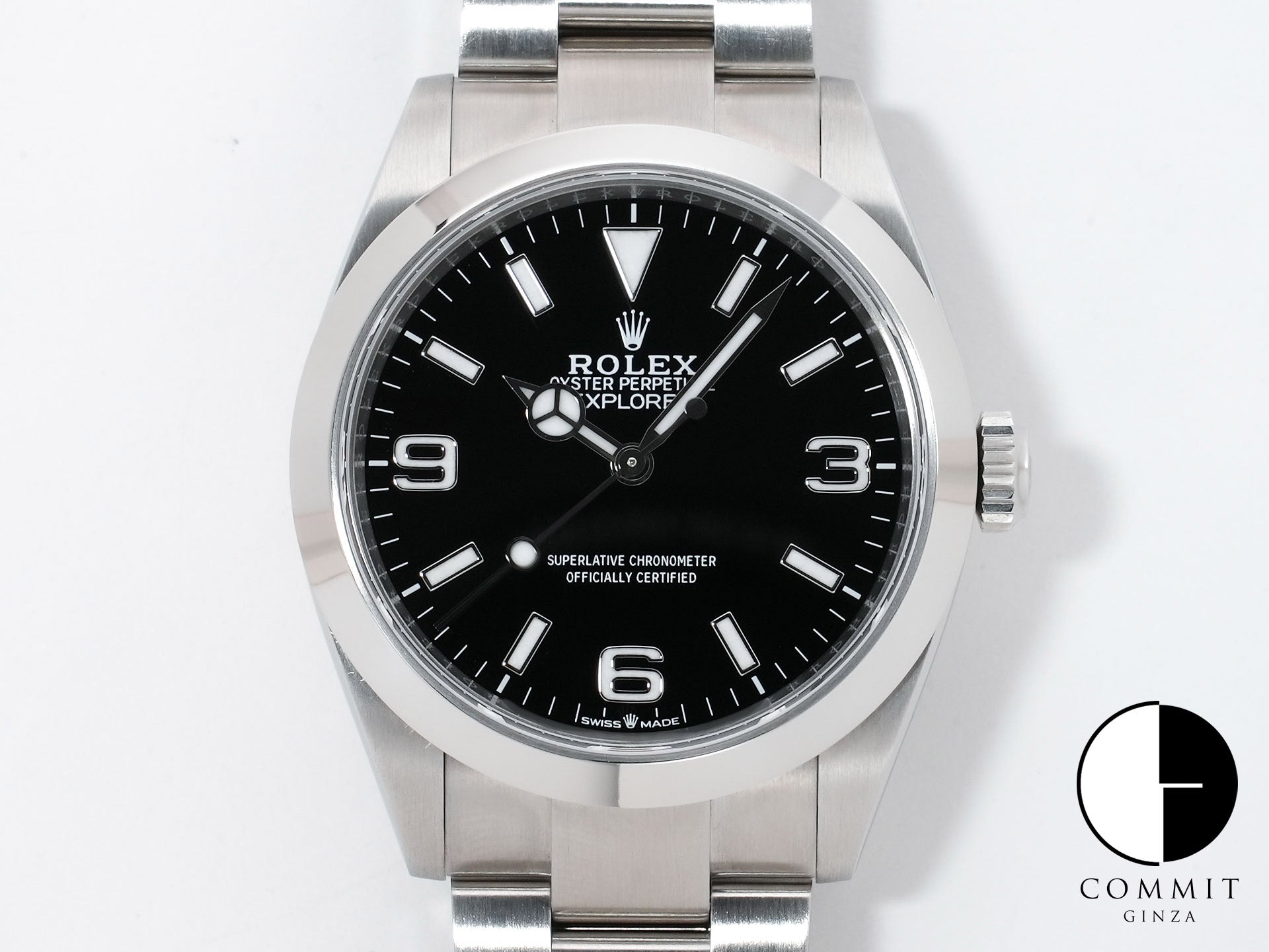 ロレックス エクスプローラー40 Ref.224270 ステンレススチール ブラック文字盤 オイスターブレスレット 美中古 cuci6ost