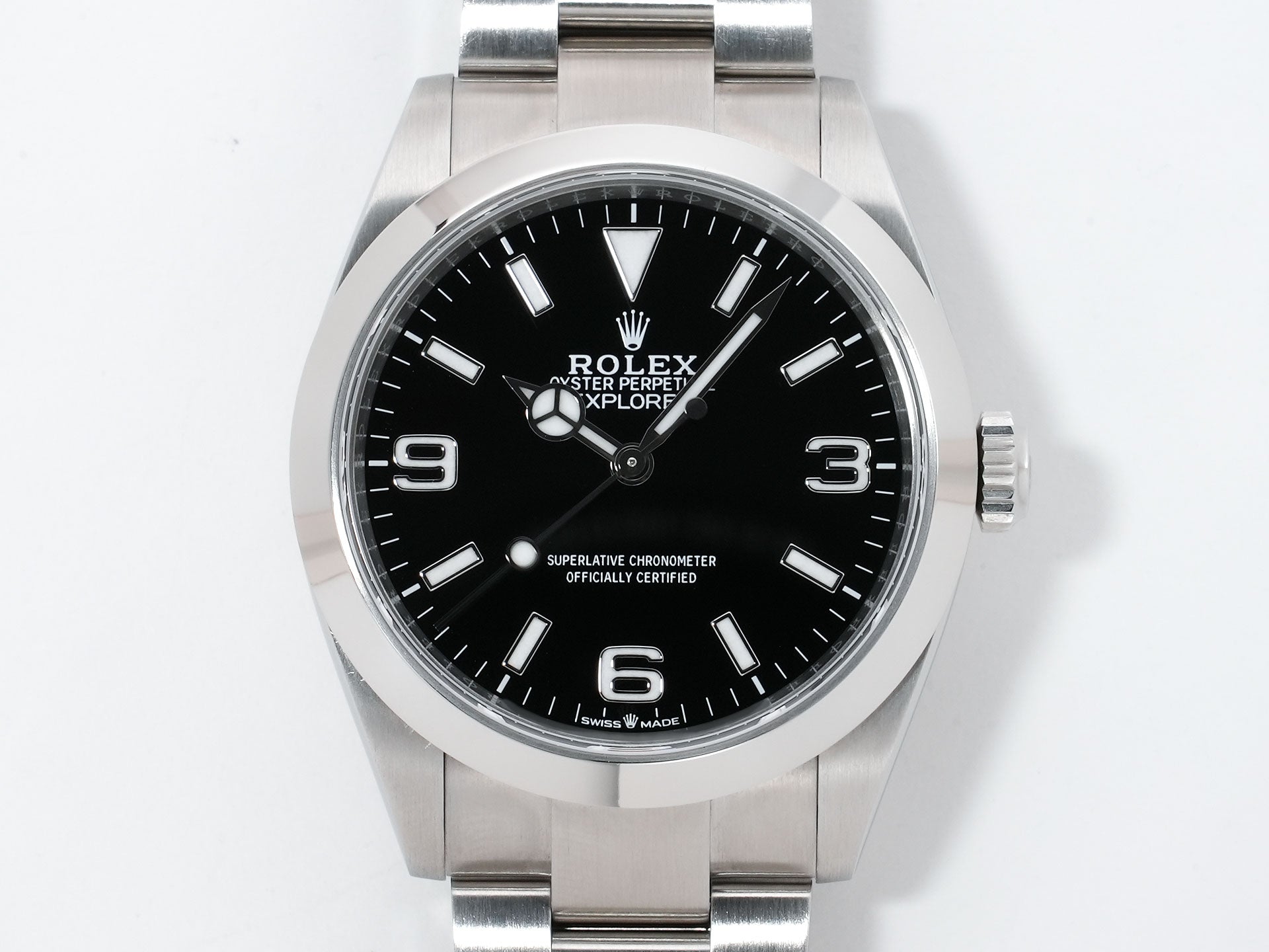 ロレックス エクスプローラー40 Ref.224270 ステンレススチール ブラック文字盤 オイスターブレスレット 美中古 cuci6ost