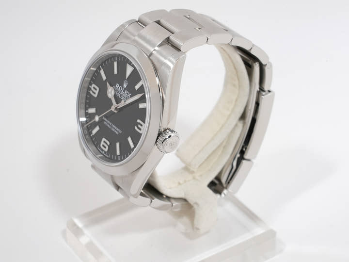 ロレックス エクスプローラー40 Ref.224270 ステンレススチール ブラック文字盤 オイスターブレスレット 美中古 cuci6ost