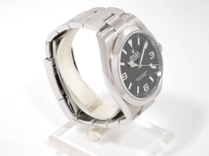 ロレックス エクスプローラー40 Ref.224270 ステンレススチール ブラック文字盤 オイスターブレスレット 美中古 cuci6ost