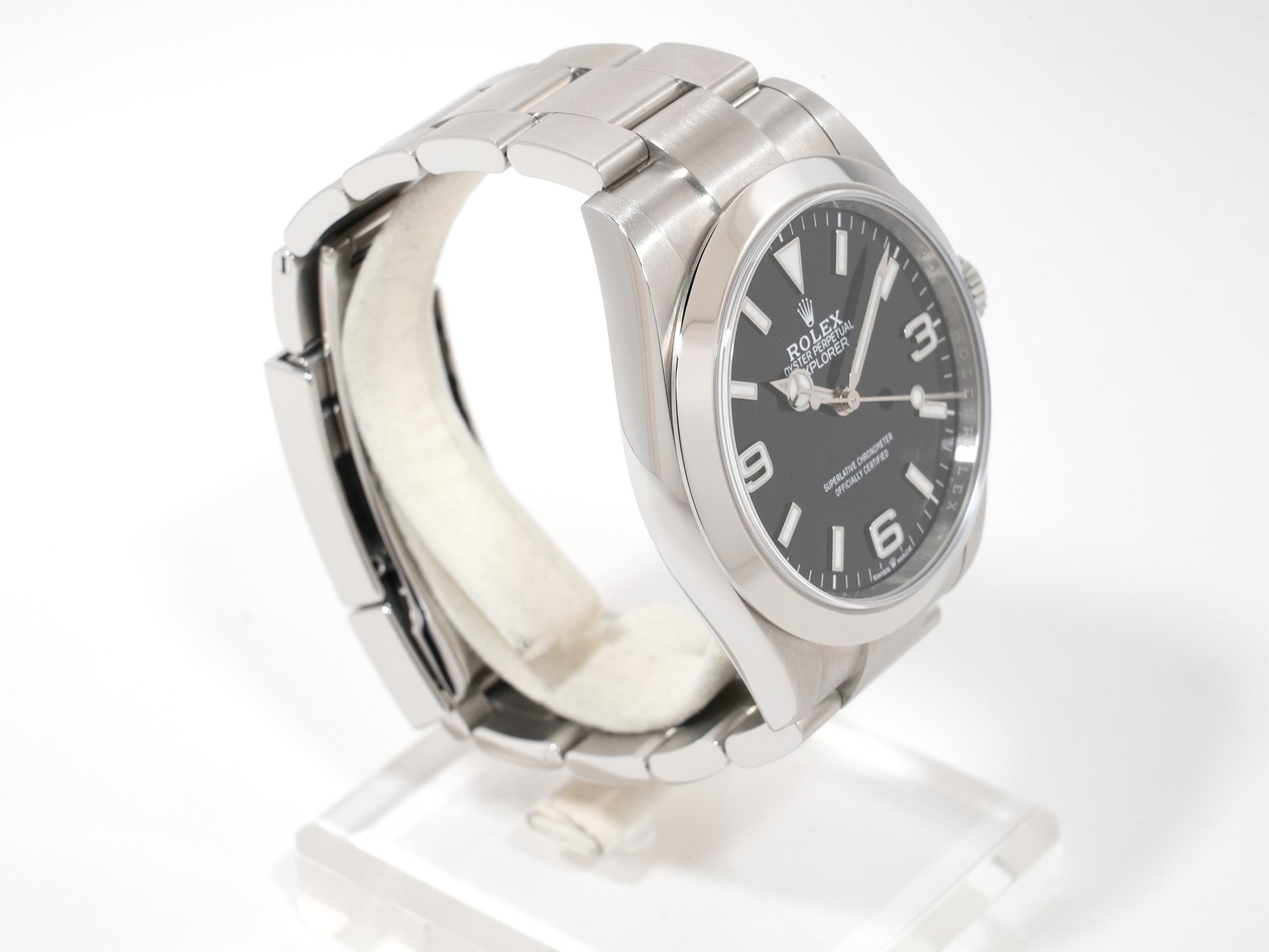 ロレックス エクスプローラー40 Ref.224270 ステンレススチール ブラック文字盤 オイスターブレスレット 美中古 cuci6ost