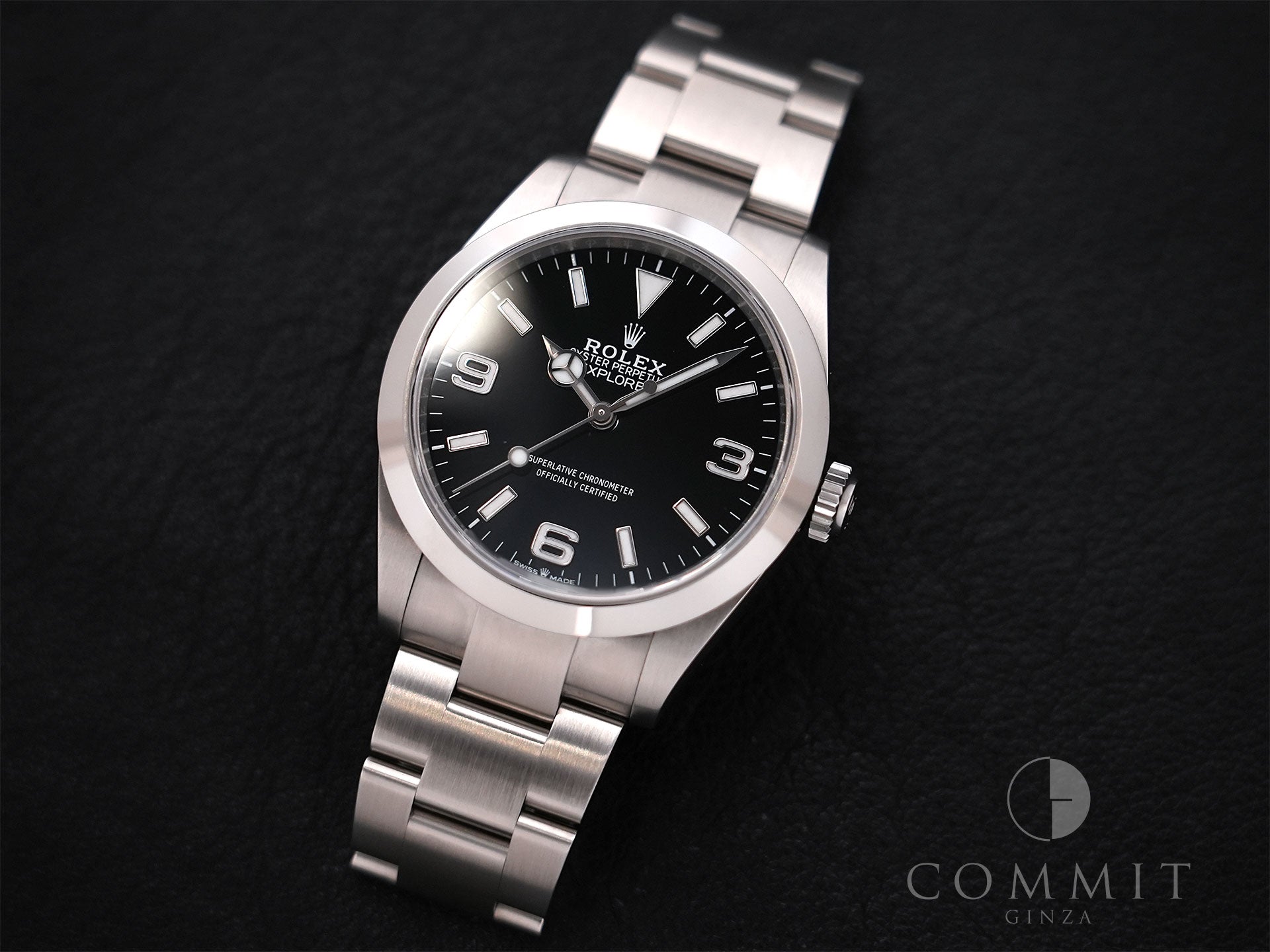 ロレックス エクスプローラー40 Ref.224270 ステンレススチール ブラック文字盤 オイスターブレスレット 美中古 cuci6ost