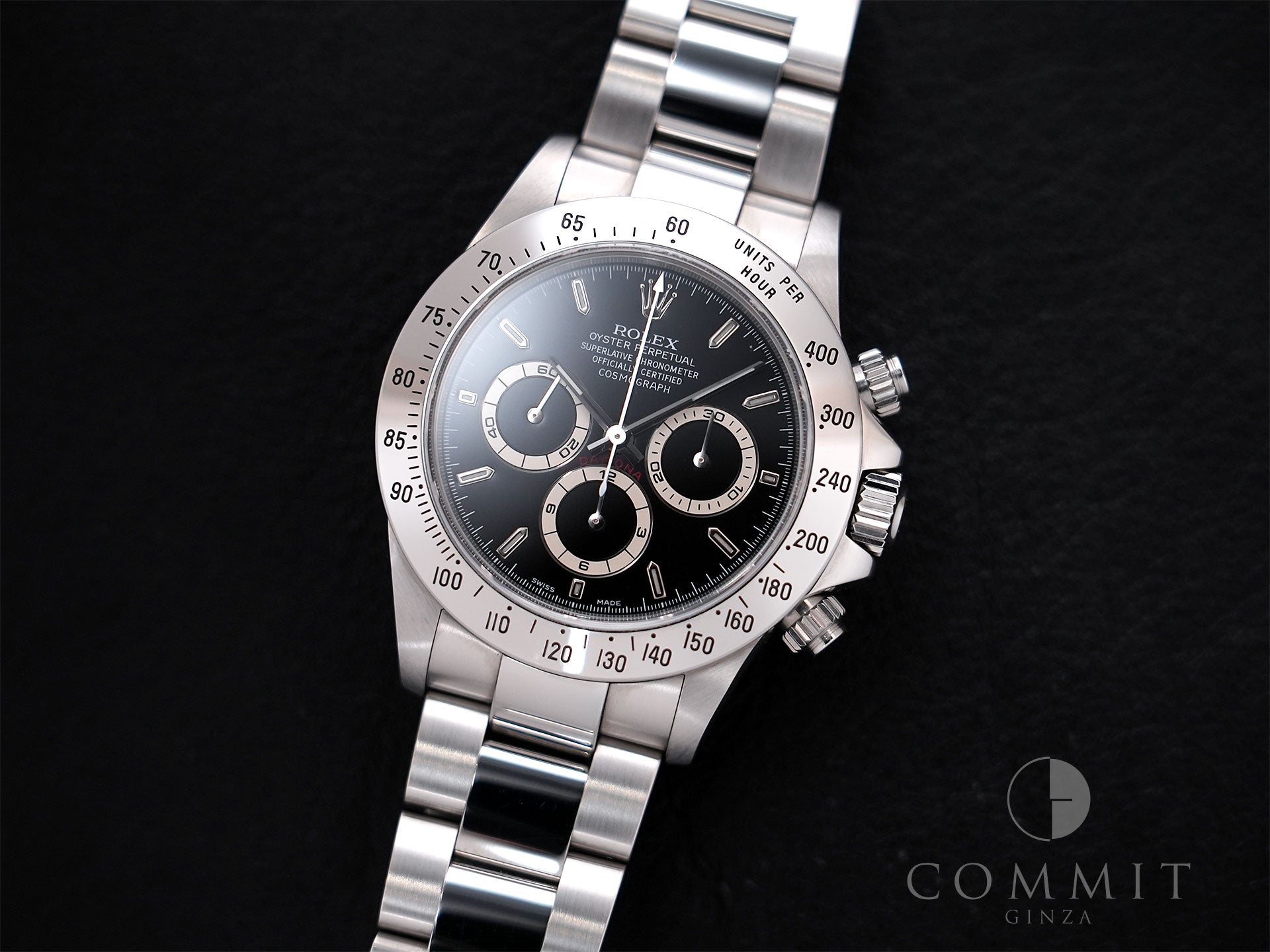 Rolex Daytona El Primero Ref. 16520 Stainless Steel Black Dial Excellent Used Condition q2k52g3b