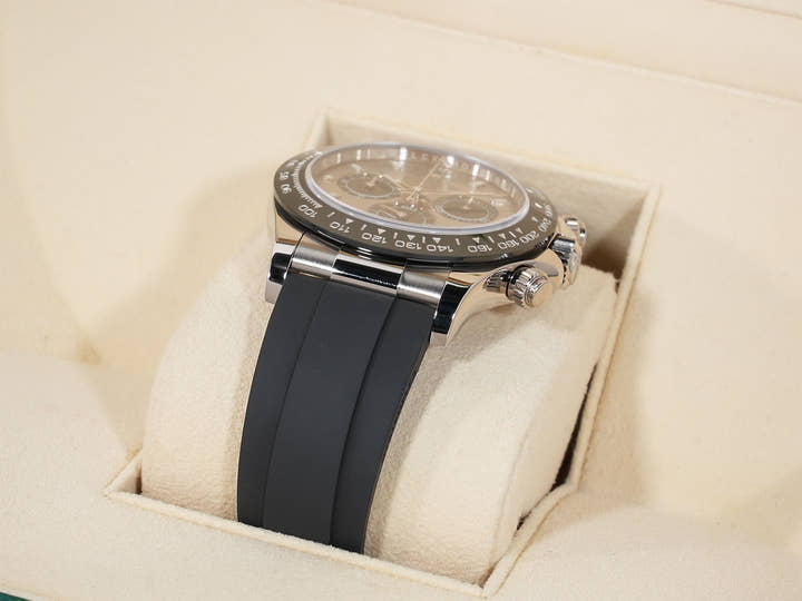 Rolex Daytona Ref. 116519LN White Gold Steel x Black Dial Excellent Condition mvdzeirt