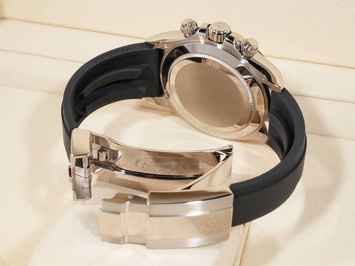 Rolex Daytona Ref. 116519LN White Gold Steel x Black Dial Excellent Condition mvdzeirt