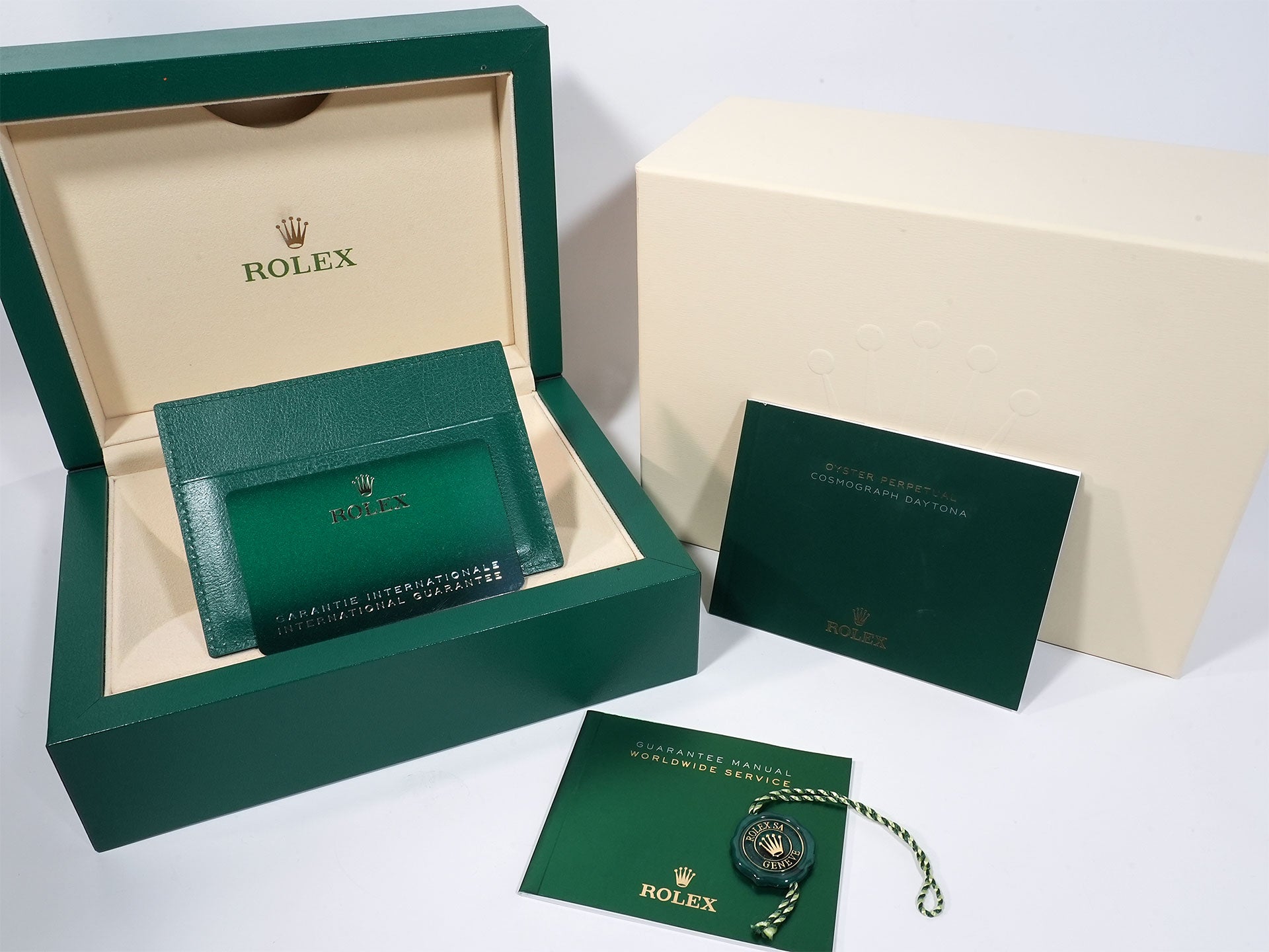 Rolex Daytona Ref. 116519LN White Gold Steel x Black Dial Excellent Condition mvdzeirt