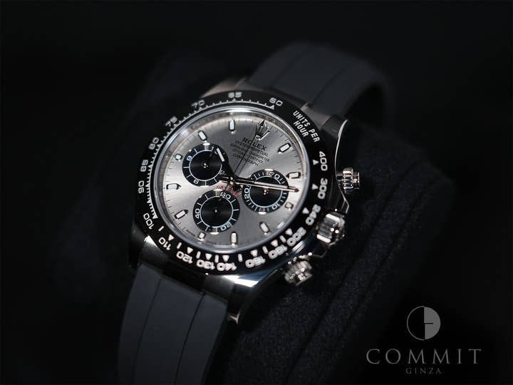 Rolex Daytona Ref. 116519LN White Gold Steel x Black Dial Excellent Condition mvdzeirt