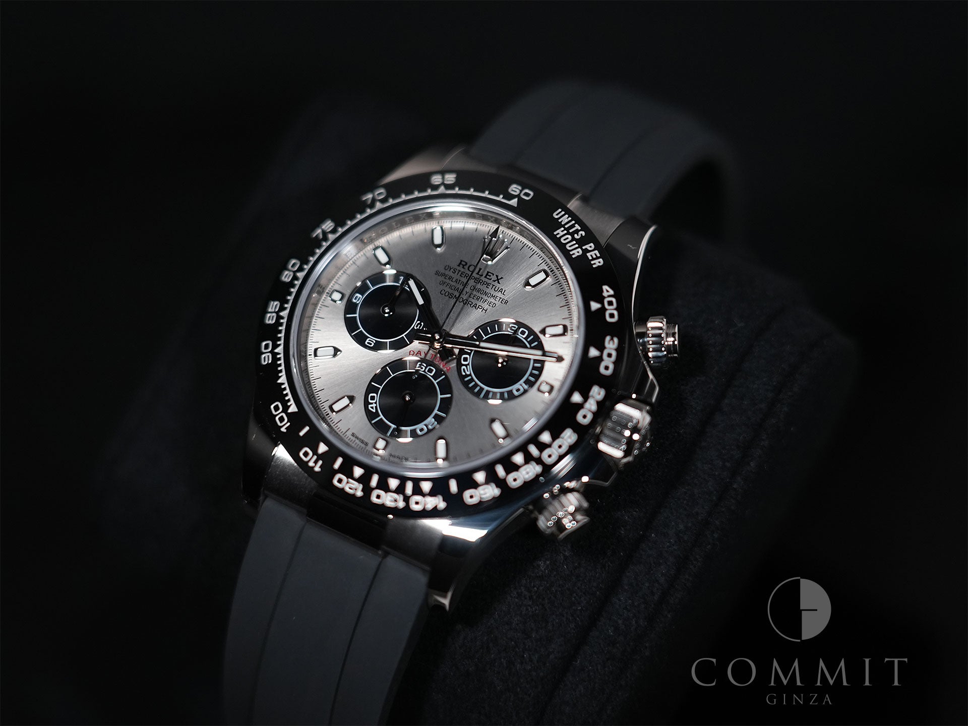 Rolex Daytona Ref. 116519LN White Gold Steel x Black Dial Excellent Condition mvdzeirt