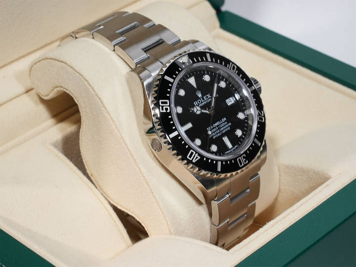 ロレックス シードゥエラー 4000 Ref.116600 ステンレススチール ブラック文字盤 美品 pwyxszng