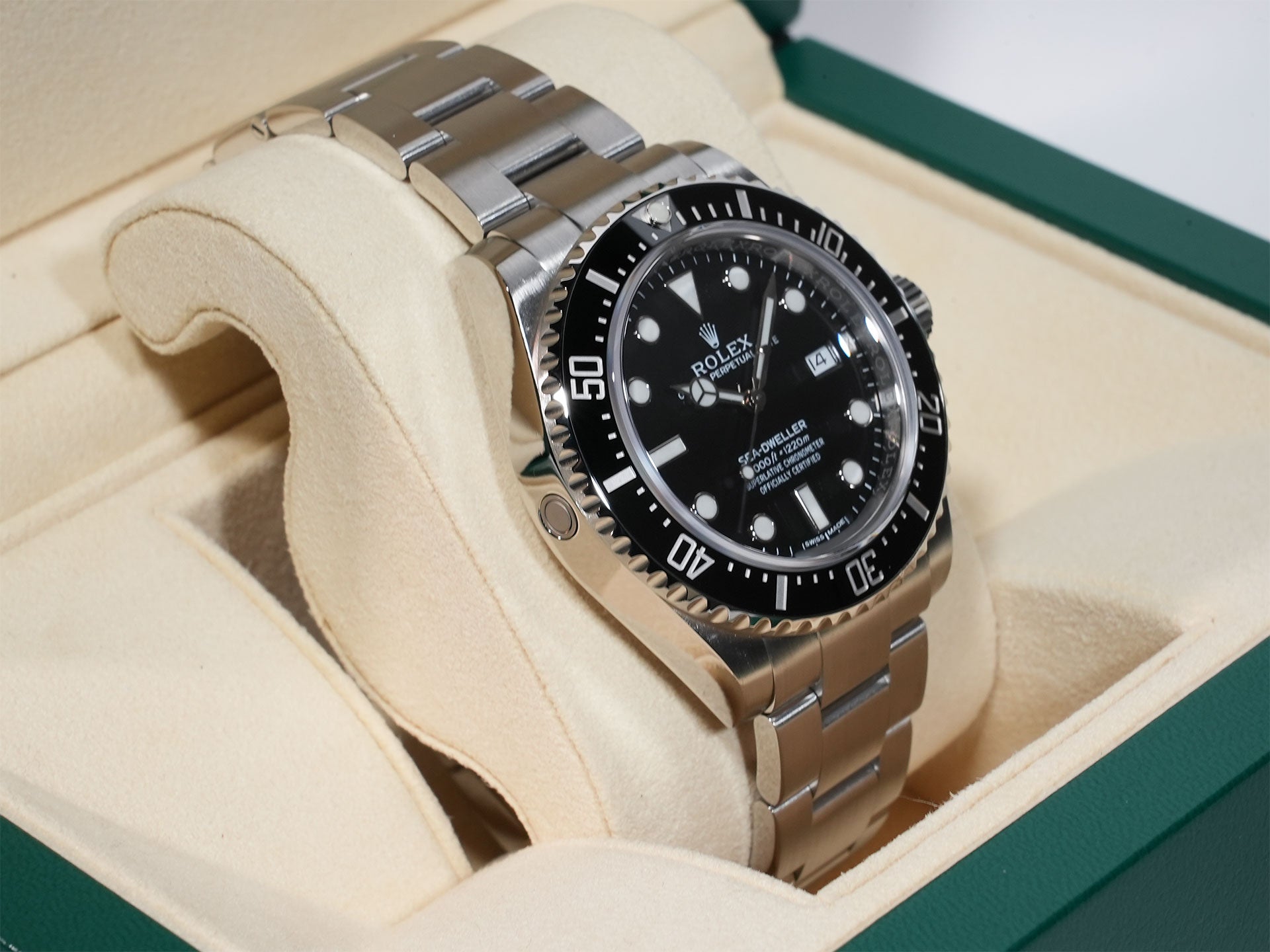 ロレックス シードゥエラー 4000 Ref.116600 ステンレススチール ブラック文字盤 美品 pwyxszng