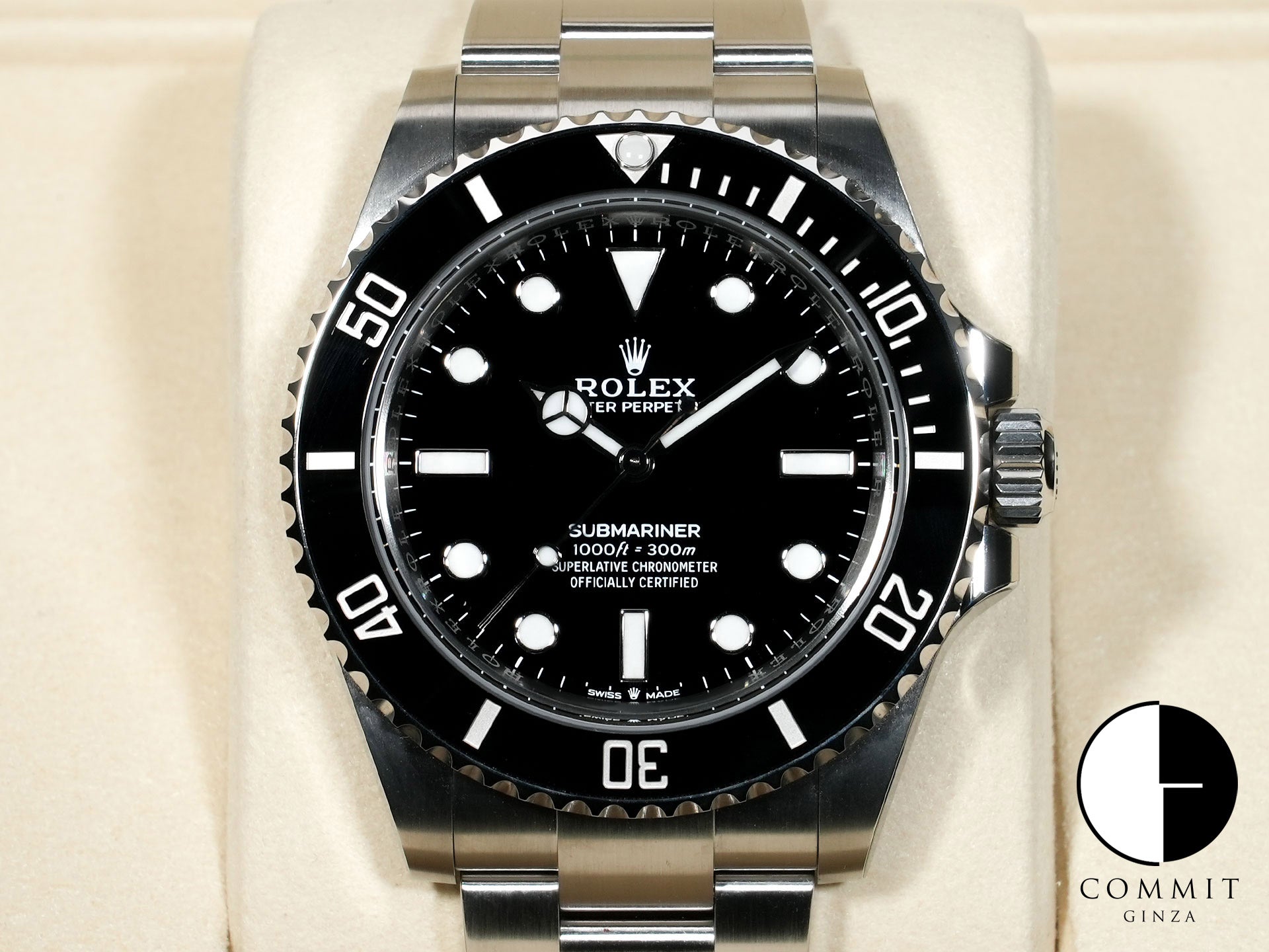 ロレックス サブマリーナー ノンデイト Ref.124060 ステンレススチール ブラック文字盤 未使用 xd5rzefq