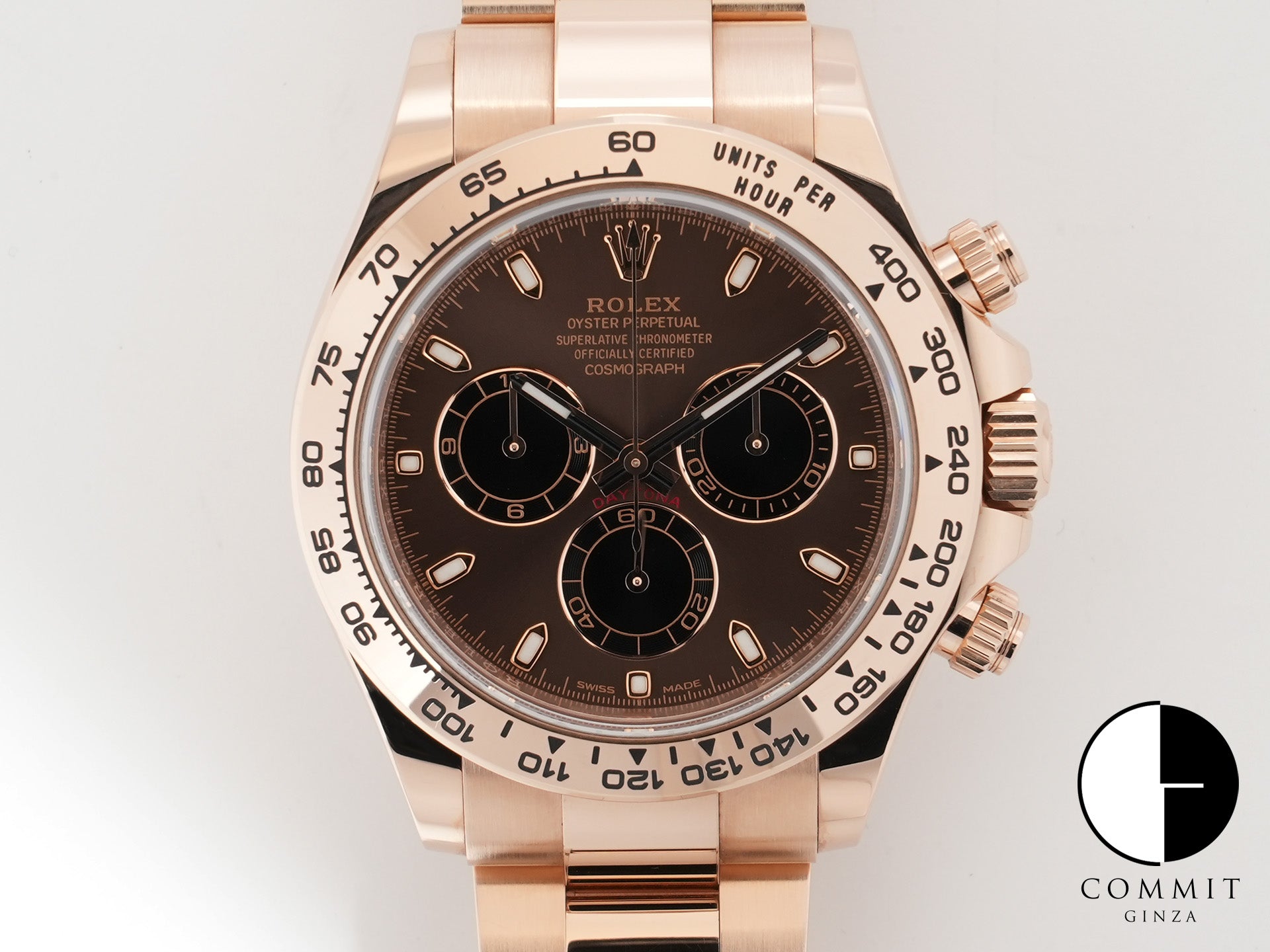 ロレックス デイトナ Ref.116505 エバーローズゴールド チョコレートxブラック文字盤 中古 iuus4mgn