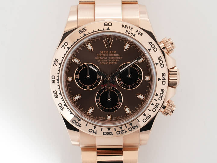 ロレックス デイトナ Ref.116505 エバーローズゴールド チョコレートxブラック文字盤 中古 iuus4mgn