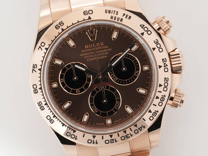 ロレックス デイトナ Ref.116505 エバーローズゴールド チョコレートxブラック文字盤 中古 iuus4mgn
