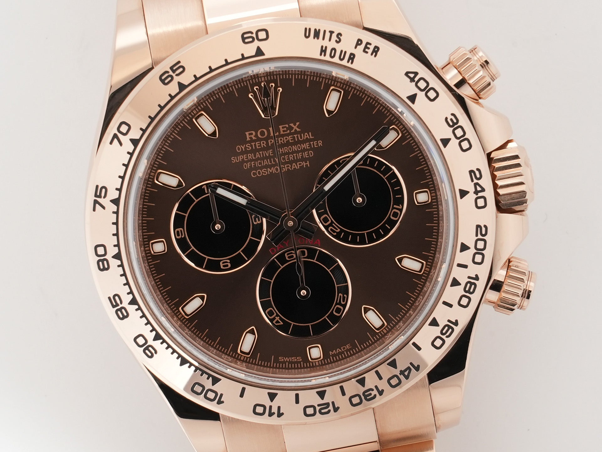 ロレックス デイトナ Ref.116505 エバーローズゴールド チョコレートxブラック文字盤 中古 iuus4mgn