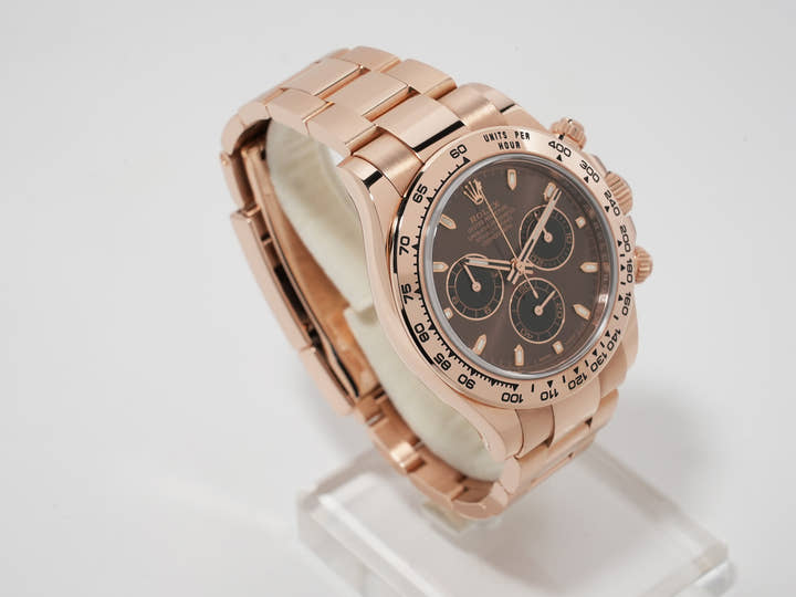 ロレックス デイトナ Ref.116505 エバーローズゴールド チョコレートxブラック文字盤 中古 iuus4mgn