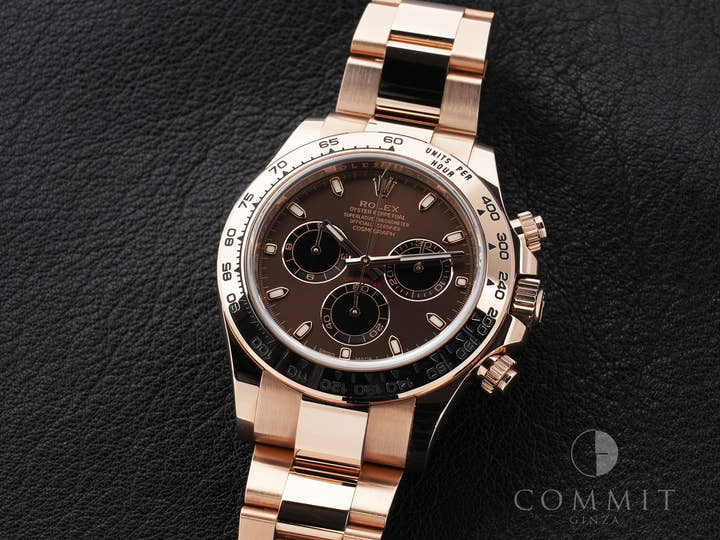 ロレックス デイトナ Ref.116505 エバーローズゴールド チョコレートxブラック文字盤 中古 iuus4mgn