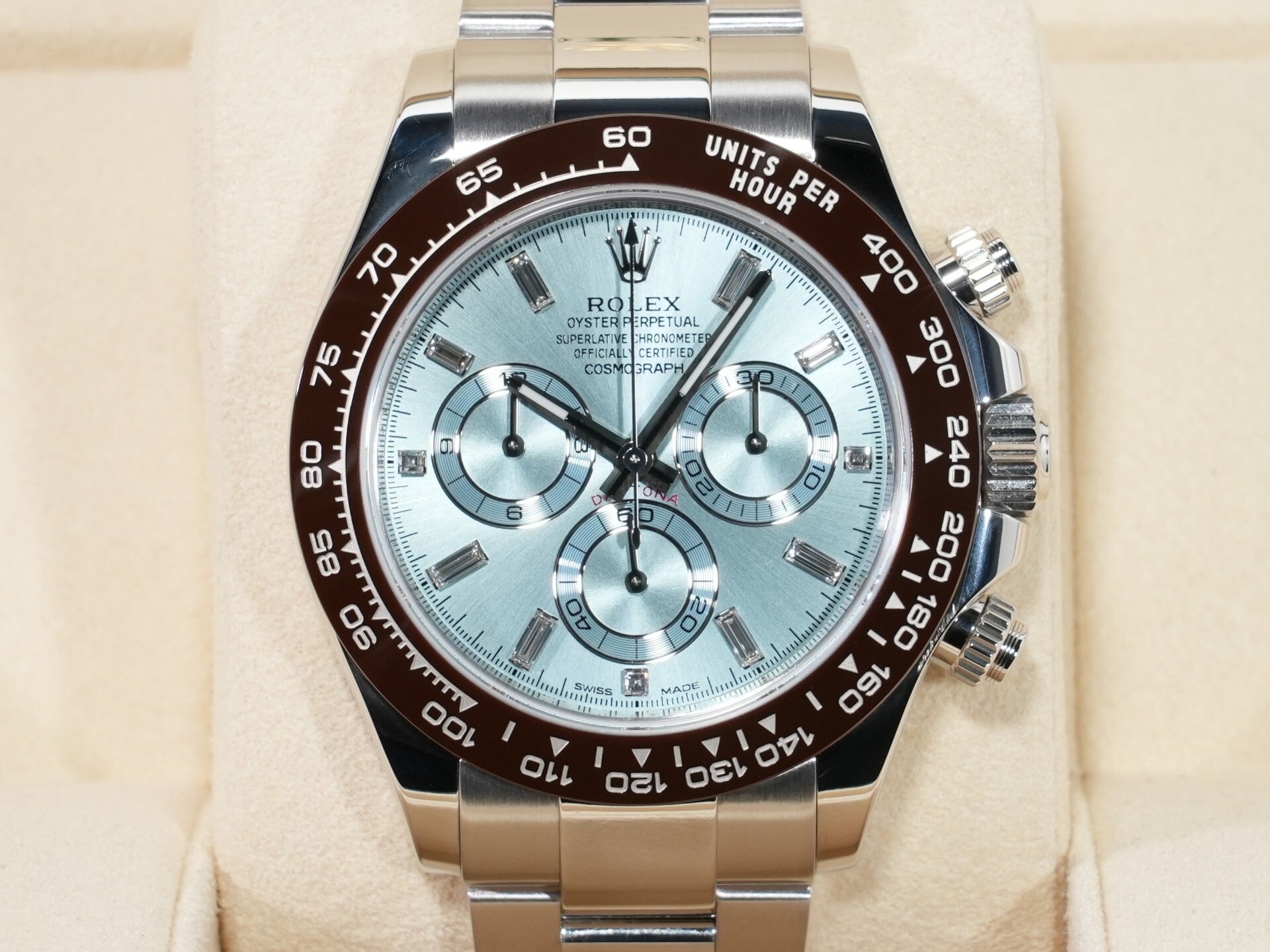 ロレックス デイトナ Ref.116506A プラチナ アイスブルー文字盤 美品 8s37h83g