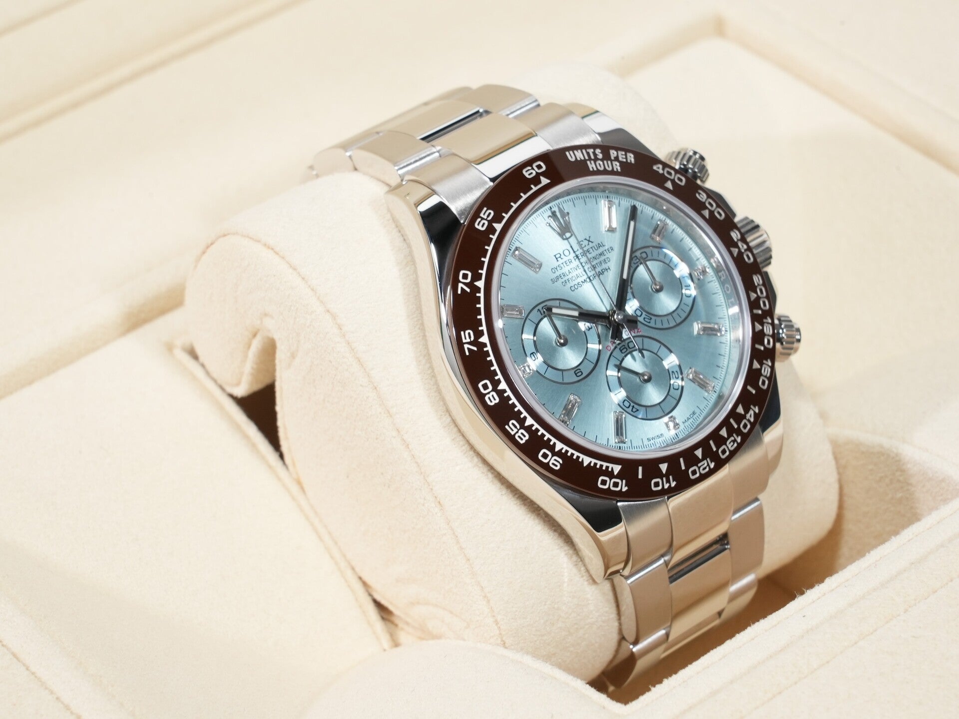 ロレックス デイトナ Ref.116506A プラチナ アイスブルー文字盤 美品 8s37h83g