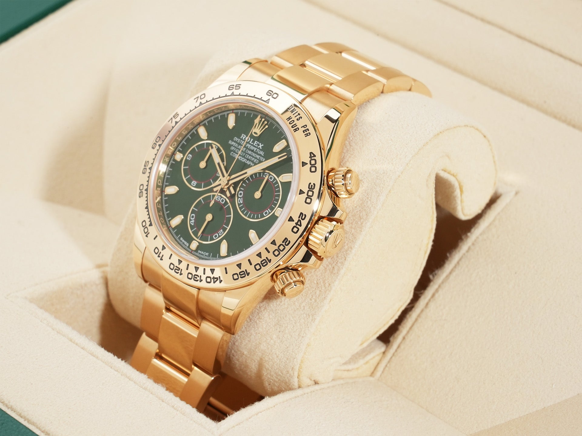 ロレックス デイトナ Ref.116508 イエローゴールド グリーン文字盤 美中古 x52oqq9s