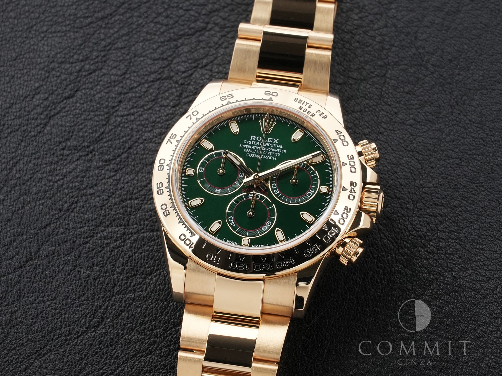 ロレックス デイトナ Ref.116508 イエローゴールド グリーン文字盤 美中古 x52oqq9s