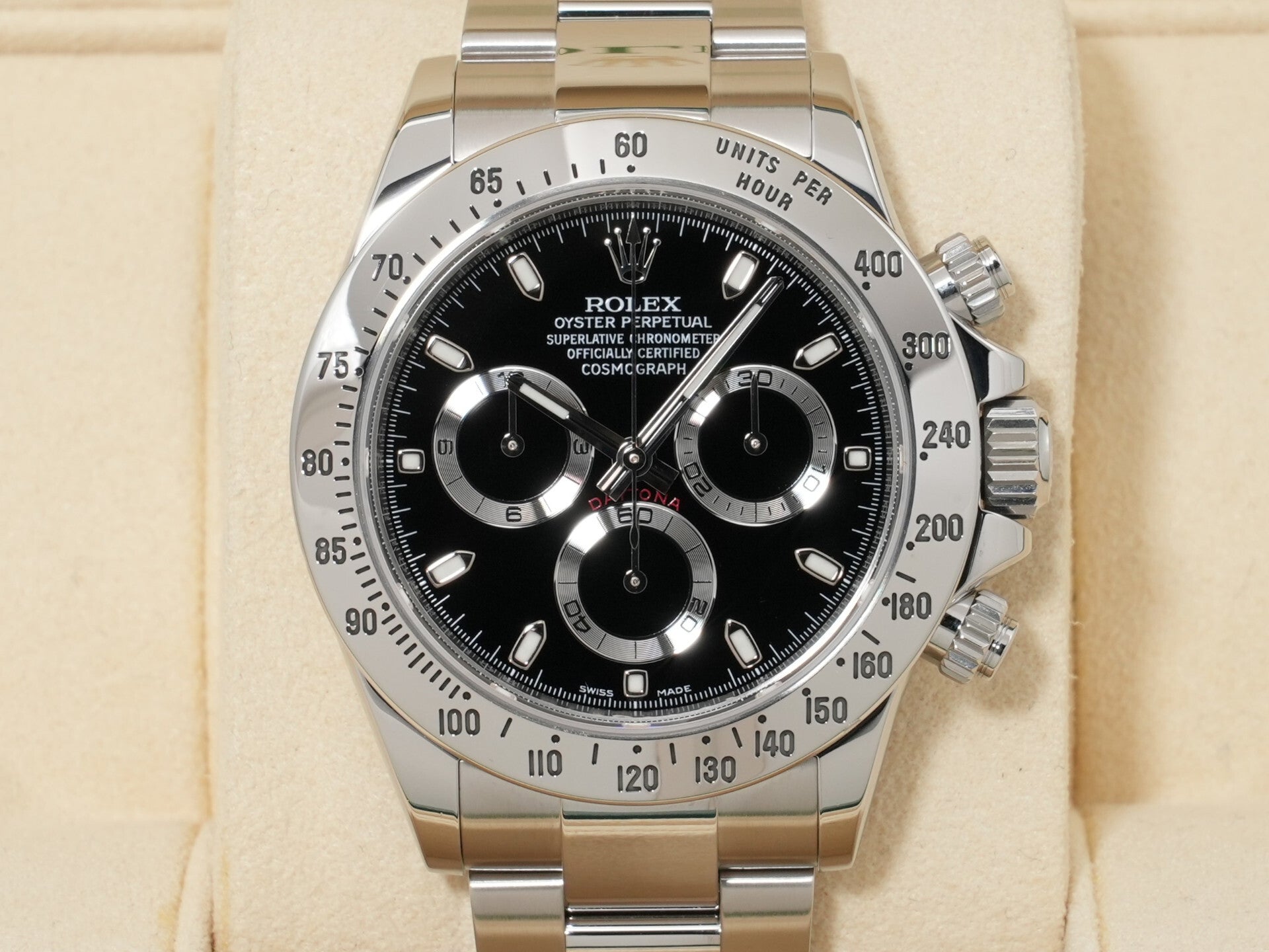 ロレックス デイトナ Ref.116520 ステンレススチール ブラック文字盤 美品 kuc3zc42