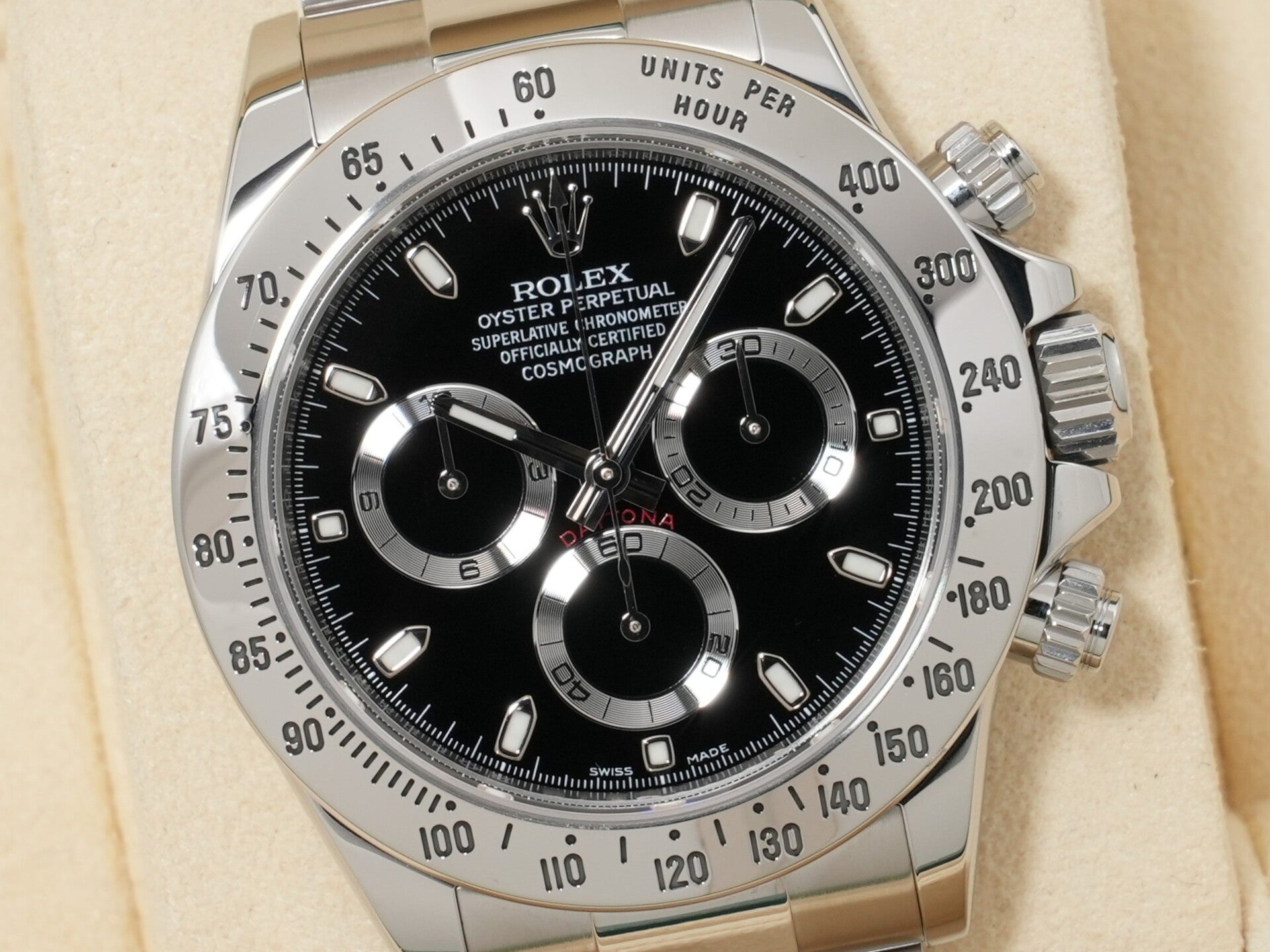 ロレックス デイトナ Ref.116520 ステンレススチール ブラック文字盤 美品 kuc3zc42