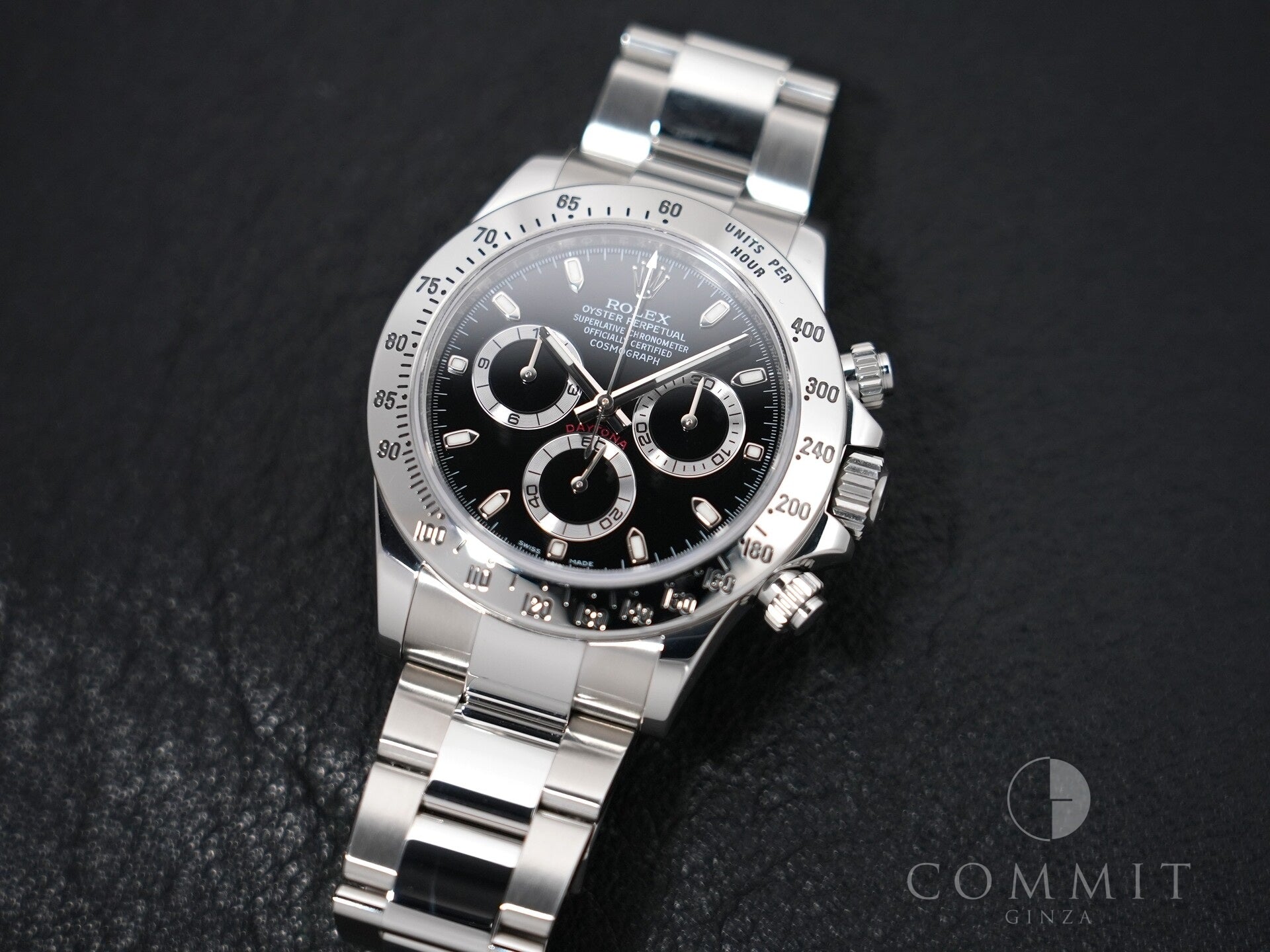 ロレックス デイトナ Ref.116520 ステンレススチール ブラック文字盤 美品 kuc3zc42
