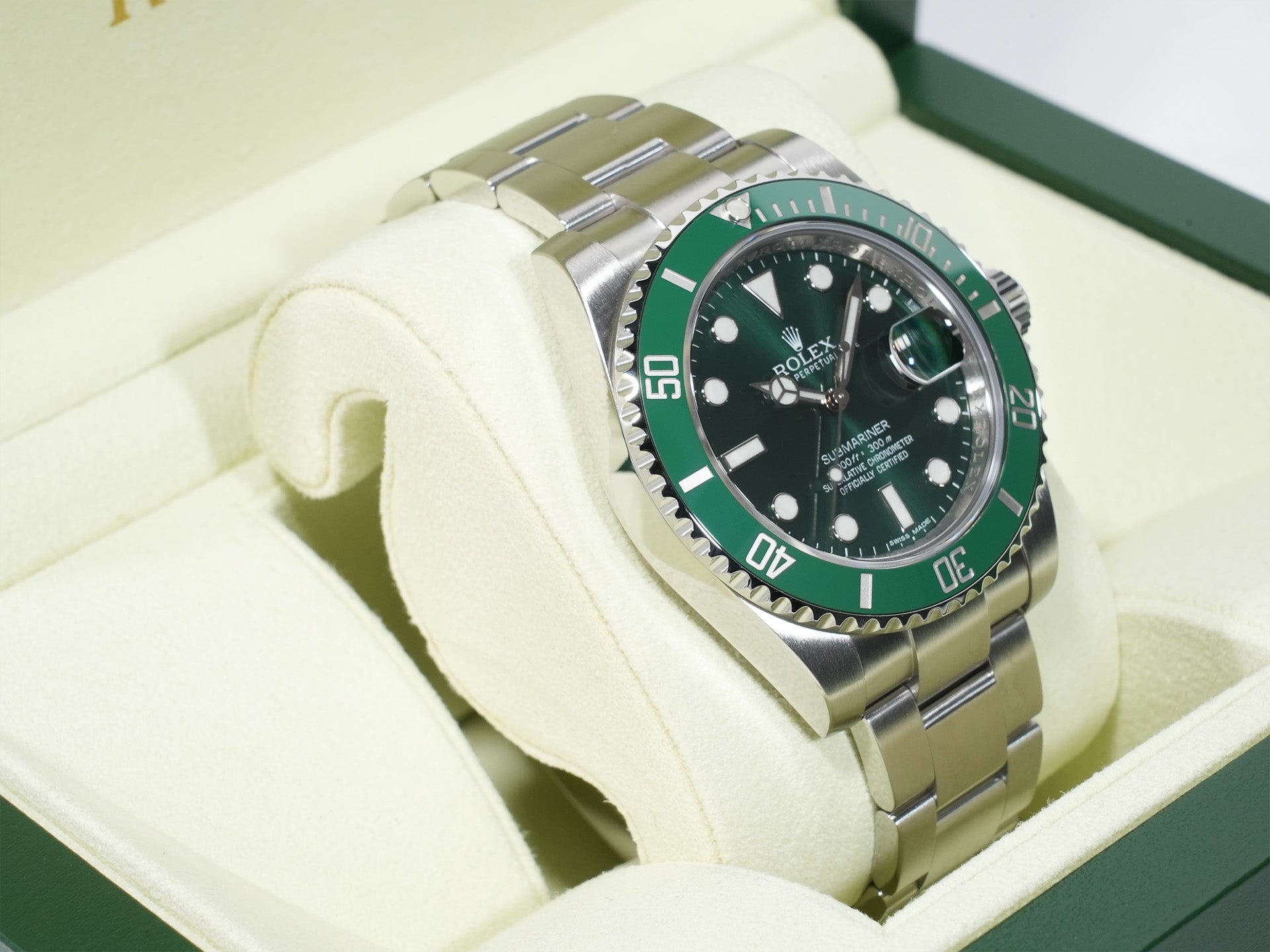 ロレックス サブマリーナー デイト Ref.116610LV ステンレススチール グリーン文字盤 美品 teits4s5