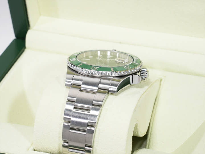 ロレックス サブマリーナー デイト Ref.116610LV ステンレススチール グリーン文字盤 美品 teits4s5
