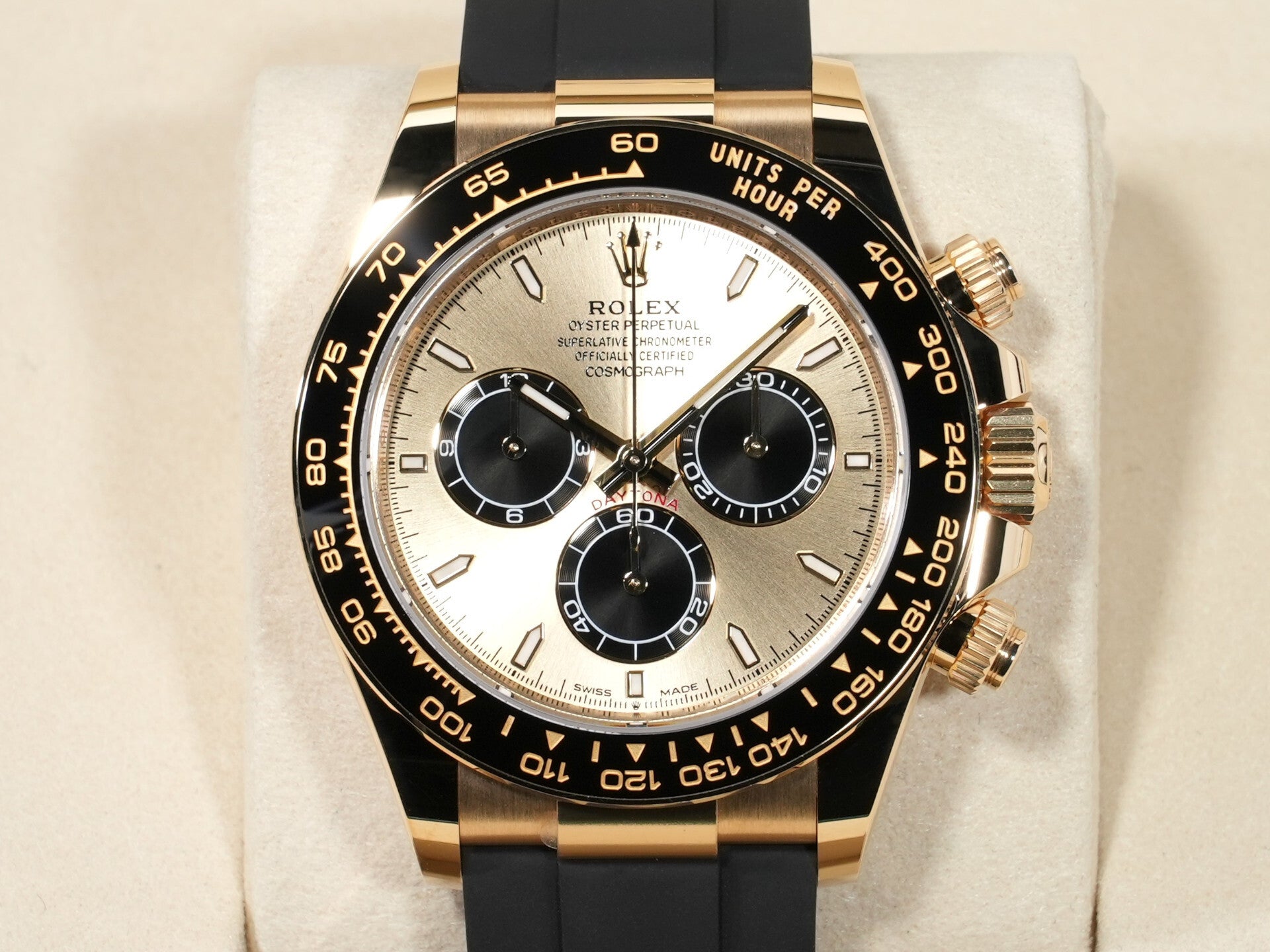 ロレックス デイトナ Ref.126518LN イエローゴールド ゴールデンxブライトブラック文字盤 未使用 8m5idi3p