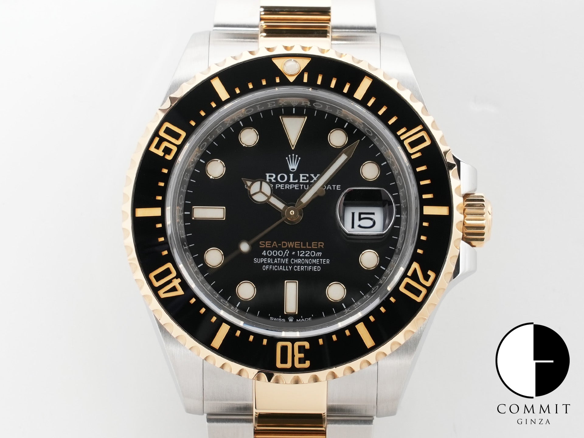 ロレックス シードゥエラー Ref.126603 ステンレススチール/イエローゴールド ブラック文字盤 美品 wz6zvgu9