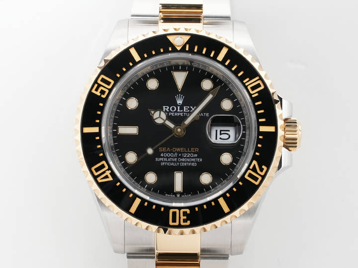 ロレックス シードゥエラー Ref.126603 ステンレススチール/イエローゴールド ブラック文字盤 美品 wz6zvgu9