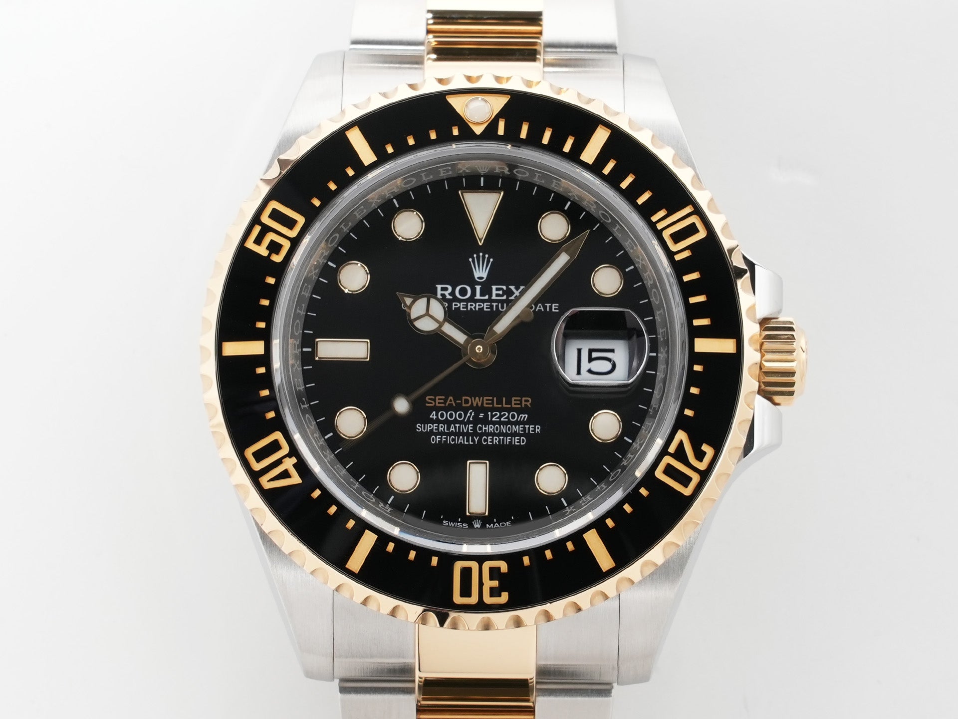 ロレックス シードゥエラー Ref.126603 ステンレススチール/イエローゴールド ブラック文字盤 美品 wz6zvgu9