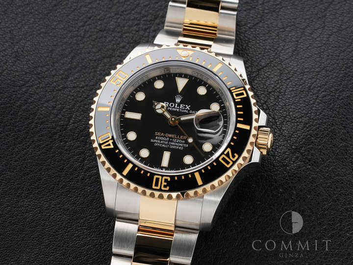 ロレックス シードゥエラー Ref.126603 ステンレススチール/イエローゴールド ブラック文字盤 美品 wz6zvgu9