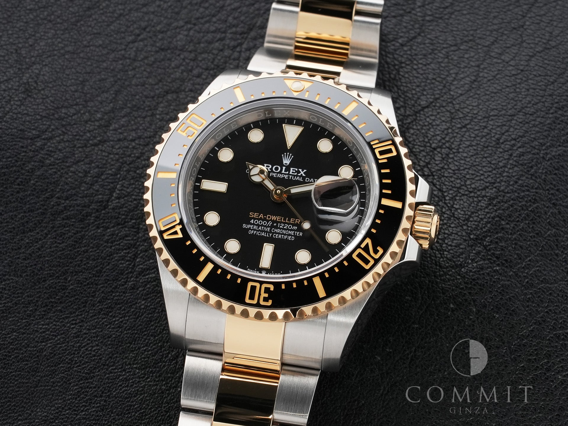 ロレックス シードゥエラー Ref.126603 ステンレススチール/イエローゴールド ブラック文字盤 美品 wz6zvgu9