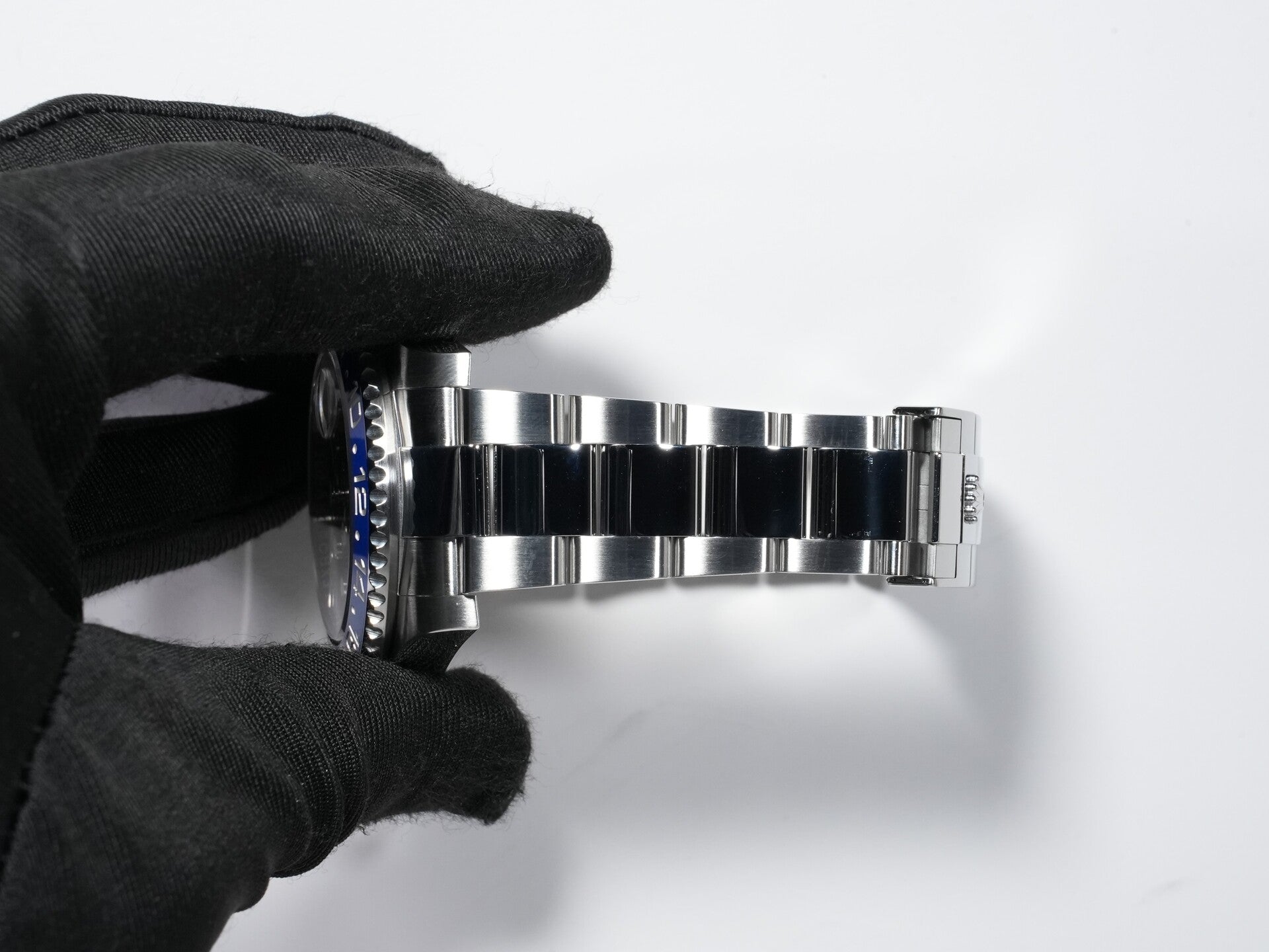 Rolex GMT-Master II Ref. 126710BLNR Stainless Steel Black Dial Oyster Bracelet Excellent Condition phen2gps