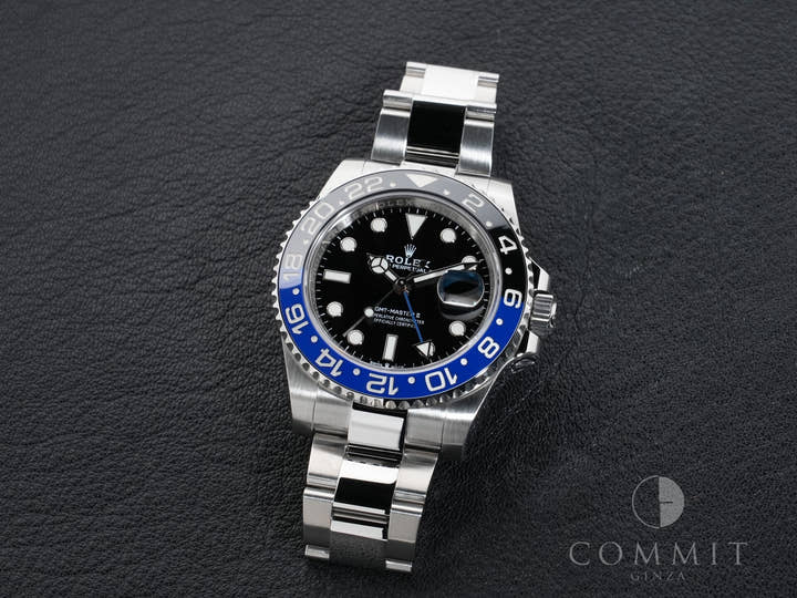 Rolex GMT-Master II Ref. 126710BLNR Stainless Steel Black Dial Oyster Bracelet Excellent Condition phen2gps