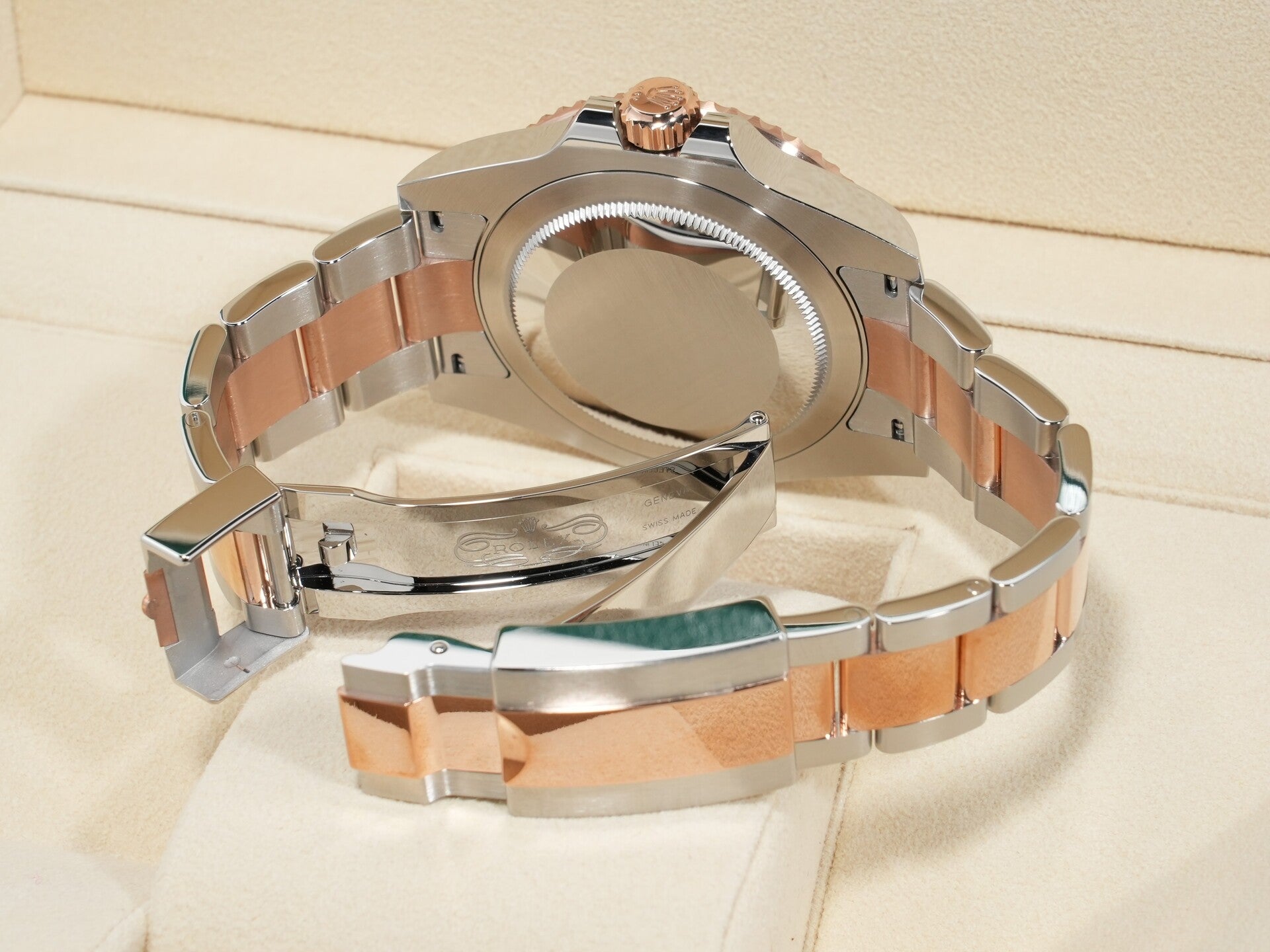 Rolex GMT-Master II Ref. 126711CHNR Stainless Steel/Everose Gold Black Dial Oyster Bracelet Unused qajwy9cd