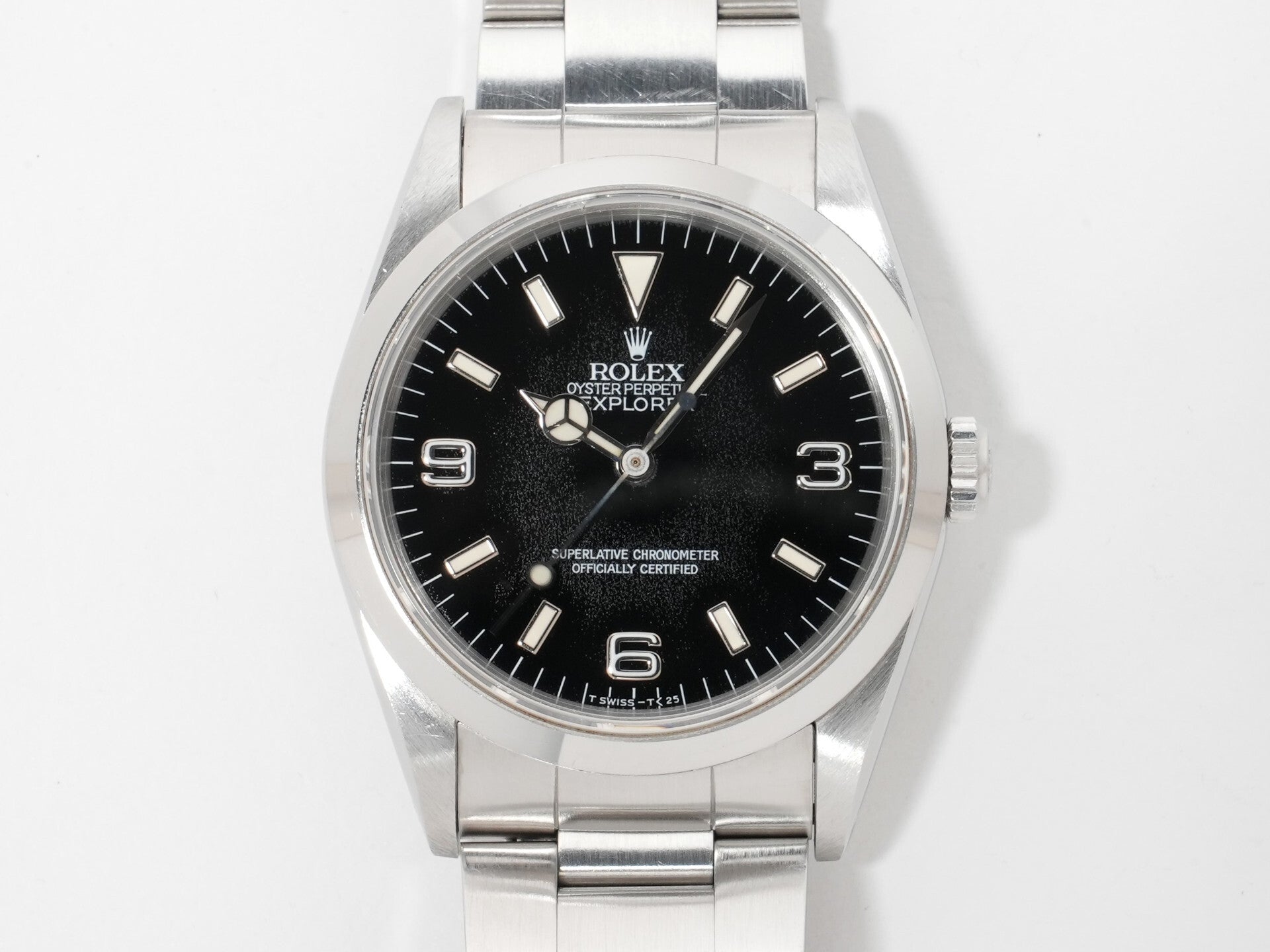 ロレックス エクスプローラーI Ref.14270 ステンレススチール ブラック文字盤 オイスターブレスレット 中古 amnwqum2