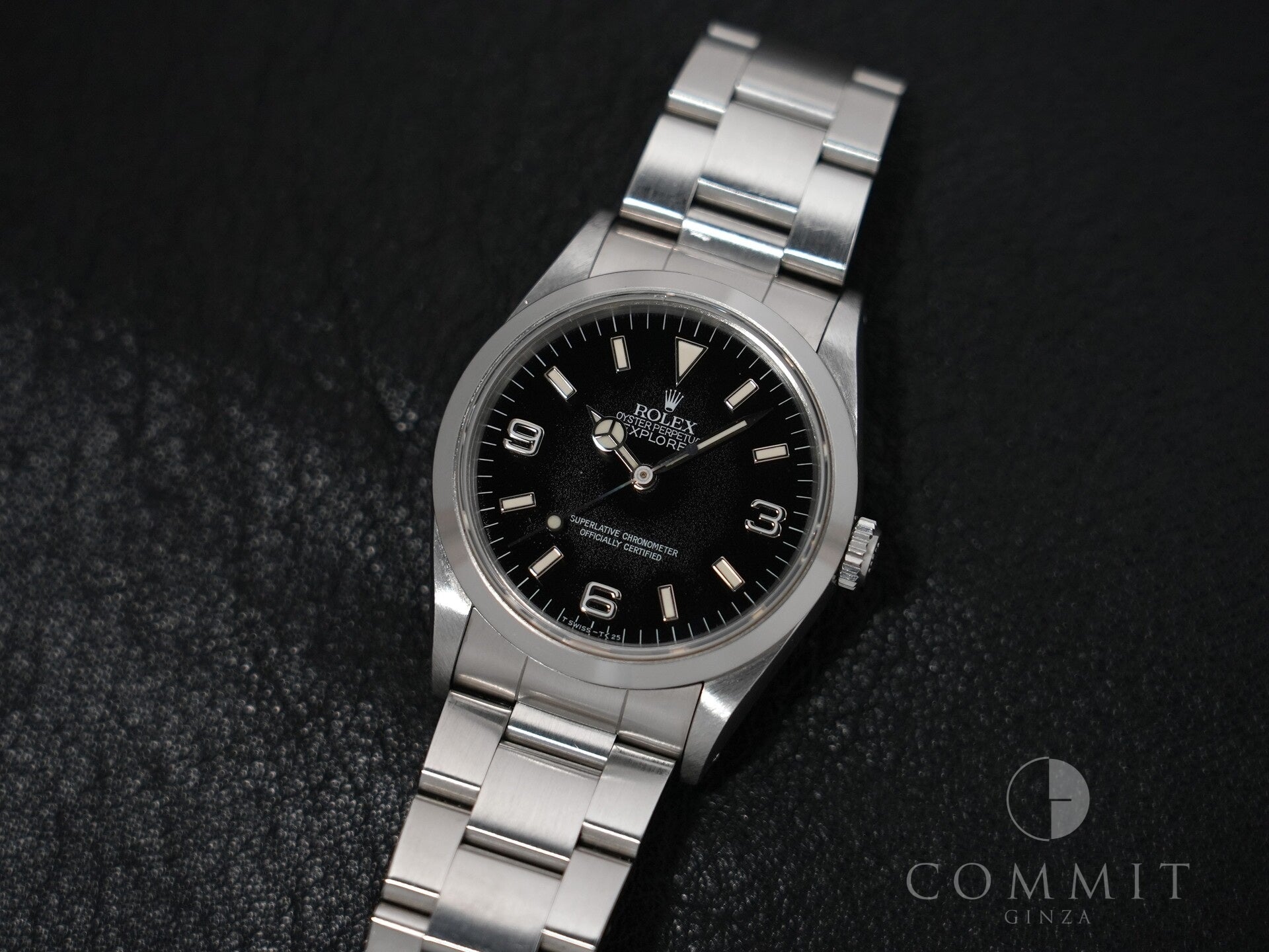 ロレックス エクスプローラーI Ref.14270 ステンレススチール ブラック文字盤 オイスターブレスレット 中古 amnwqum2
