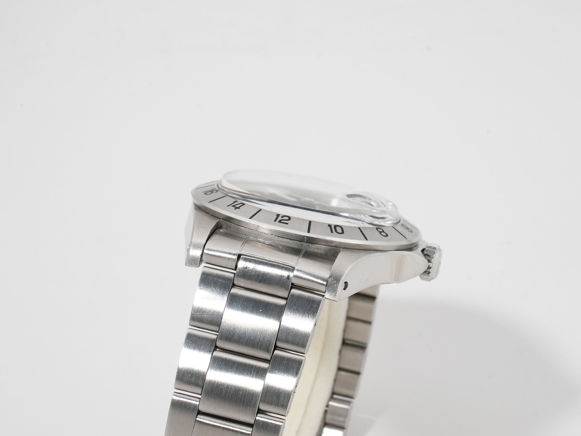 ロレックス エクスプローラーII Ref.1655 ステンレススチール ブラック文字盤 オイスターブレスレット 中古 vxqr6ybc