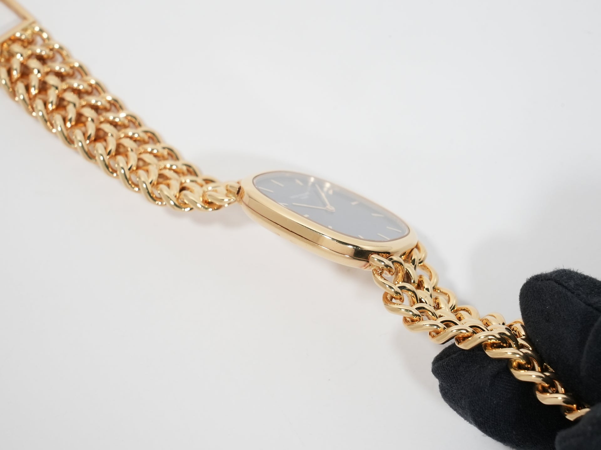 パテックフィリップ ゴールデンエリプス Ref.3738/119 イエローゴールド ブルー文字盤 中古 mf9u2rfp