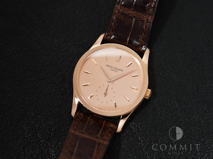 パテックフィリップ カラトラバ Ref.3796R-001 ローズゴールド ローズ文字盤 中古 c6w78pbs