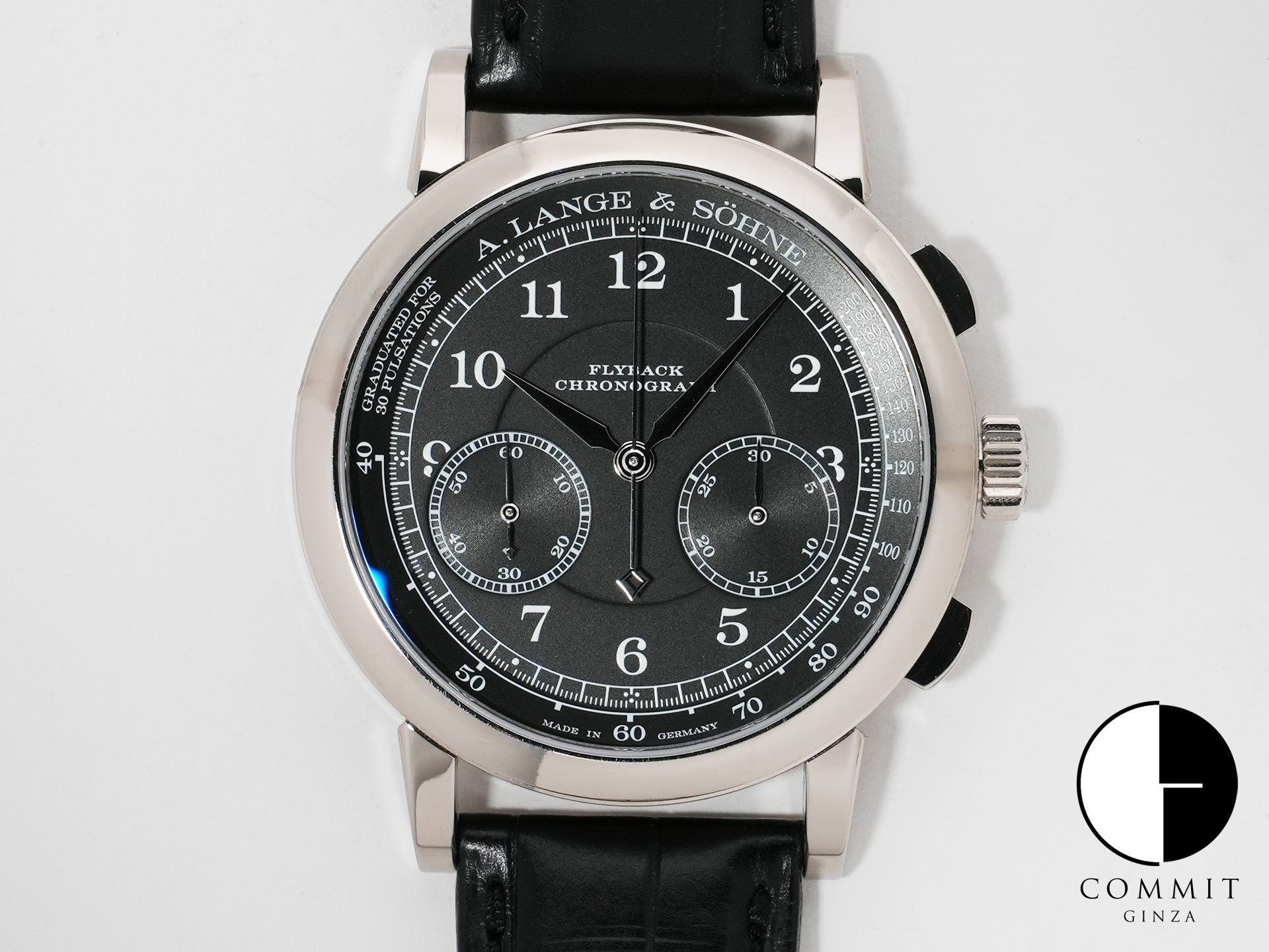 A.ランゲ＆ゾーネ 1815 クロノグラフ Ref.414.028 ホワイトゴールド ブラック文字盤 中古 f8r5od9f