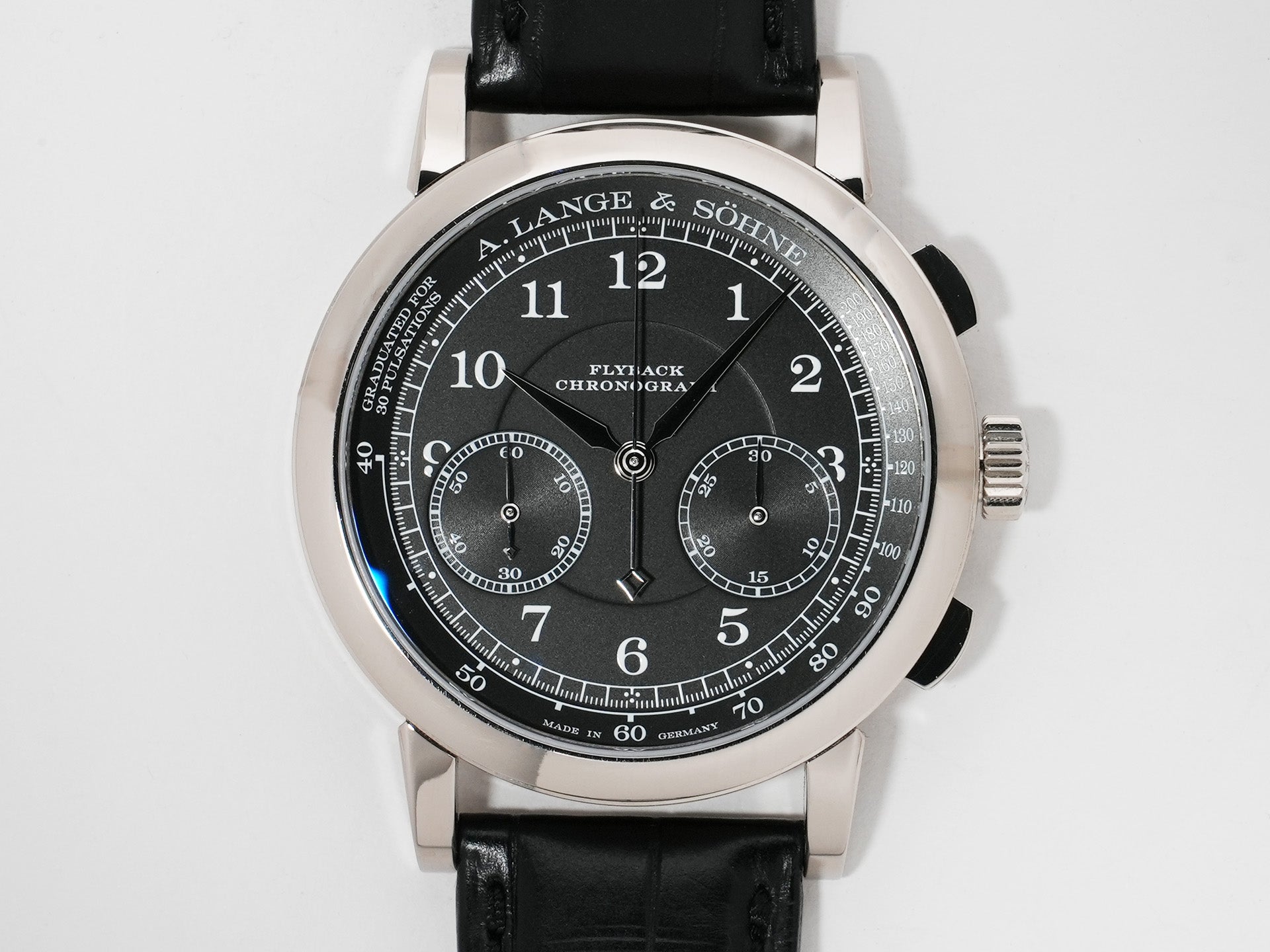 A.ランゲ＆ゾーネ 1815 クロノグラフ Ref.414.028 ホワイトゴールド ブラック文字盤 中古 f8r5od9f