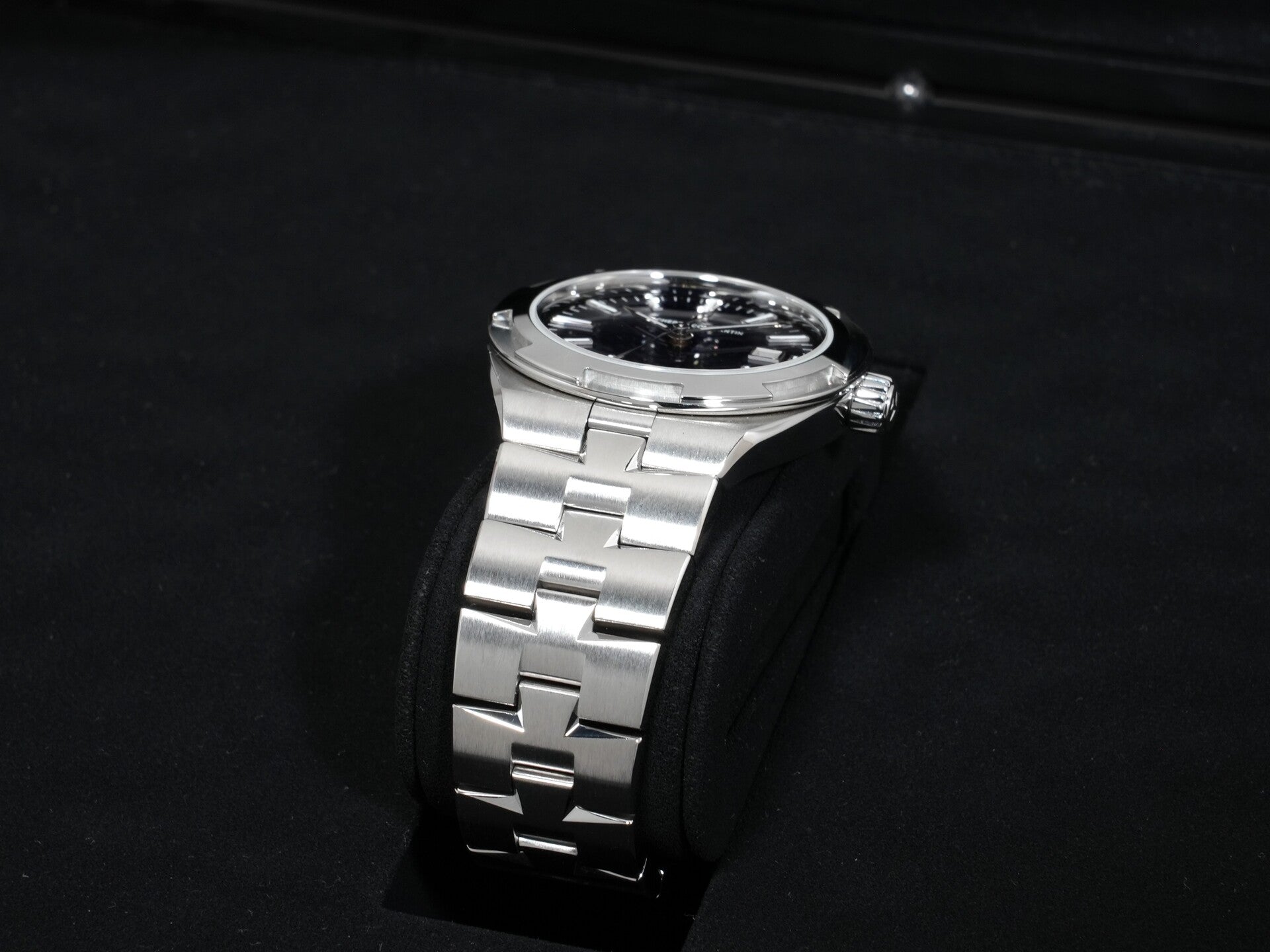 ヴァシュロンコンスタンタン オーヴァーシーズ オートマティック Ref.4600V/200A-B980 ステンレススチール ブルー文字盤 美中古 c36wgbb6