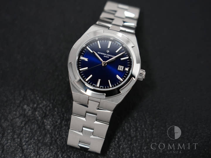 ヴァシュロンコンスタンタン オーヴァーシーズ オートマティック Ref.4600V/200A-B980 ステンレススチール ブルー文字盤 美中古 c36wgbb6