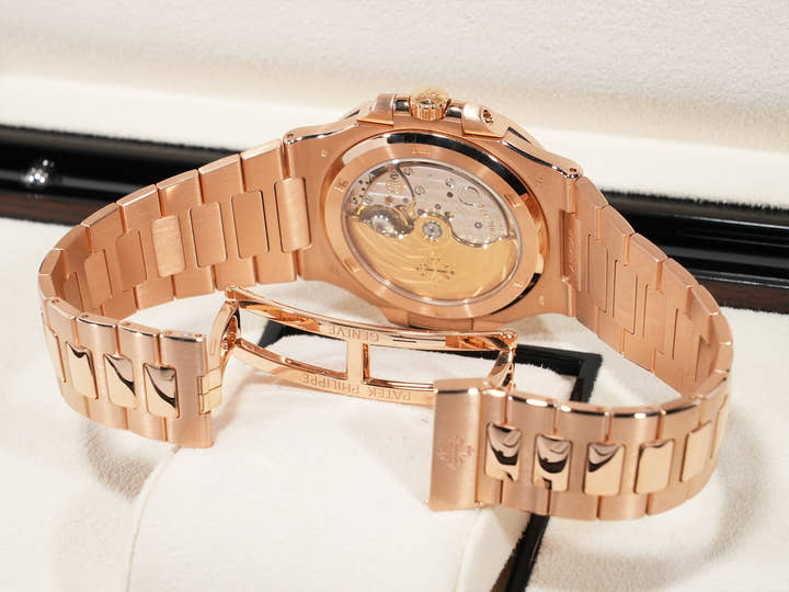 パテックフィリップ ノーチラス Ref.5711/1R-001 ローズゴールド ブラウン・ブラック・グラデーション文字盤 美中古 8tyohqek