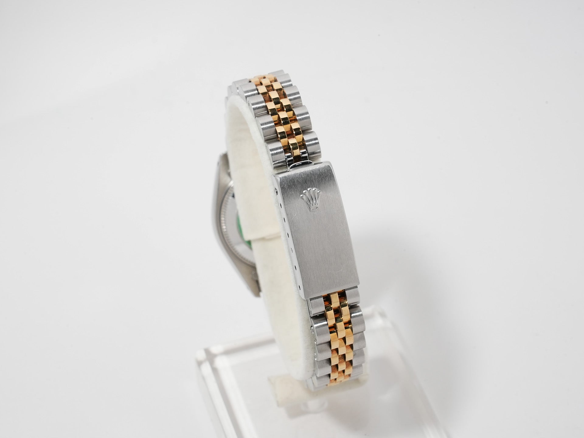 ロレックス デイトジャスト TIFFANY＆CO. Ref.69173 ステンレススチール/イエローゴールド ブラックピラミッドローマン文字盤 ジュビリーブレスレット 中古 eou9xf7h